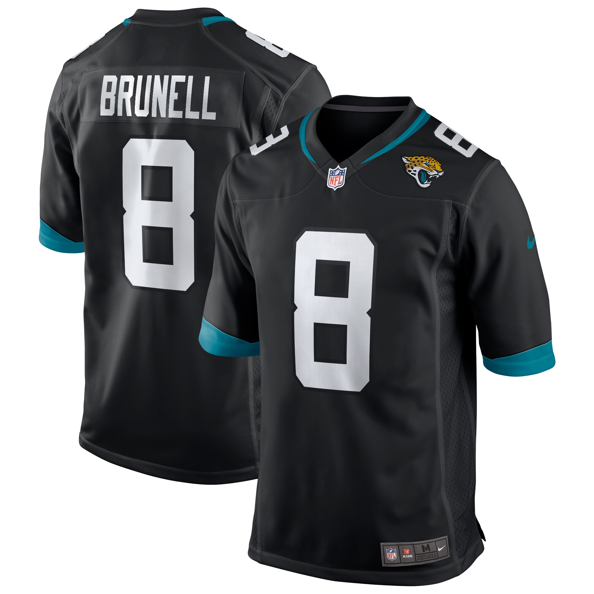 Mark Brunell Jacksonville Jaguars Retired Player Alternate Game Jersey - Black - angle 2