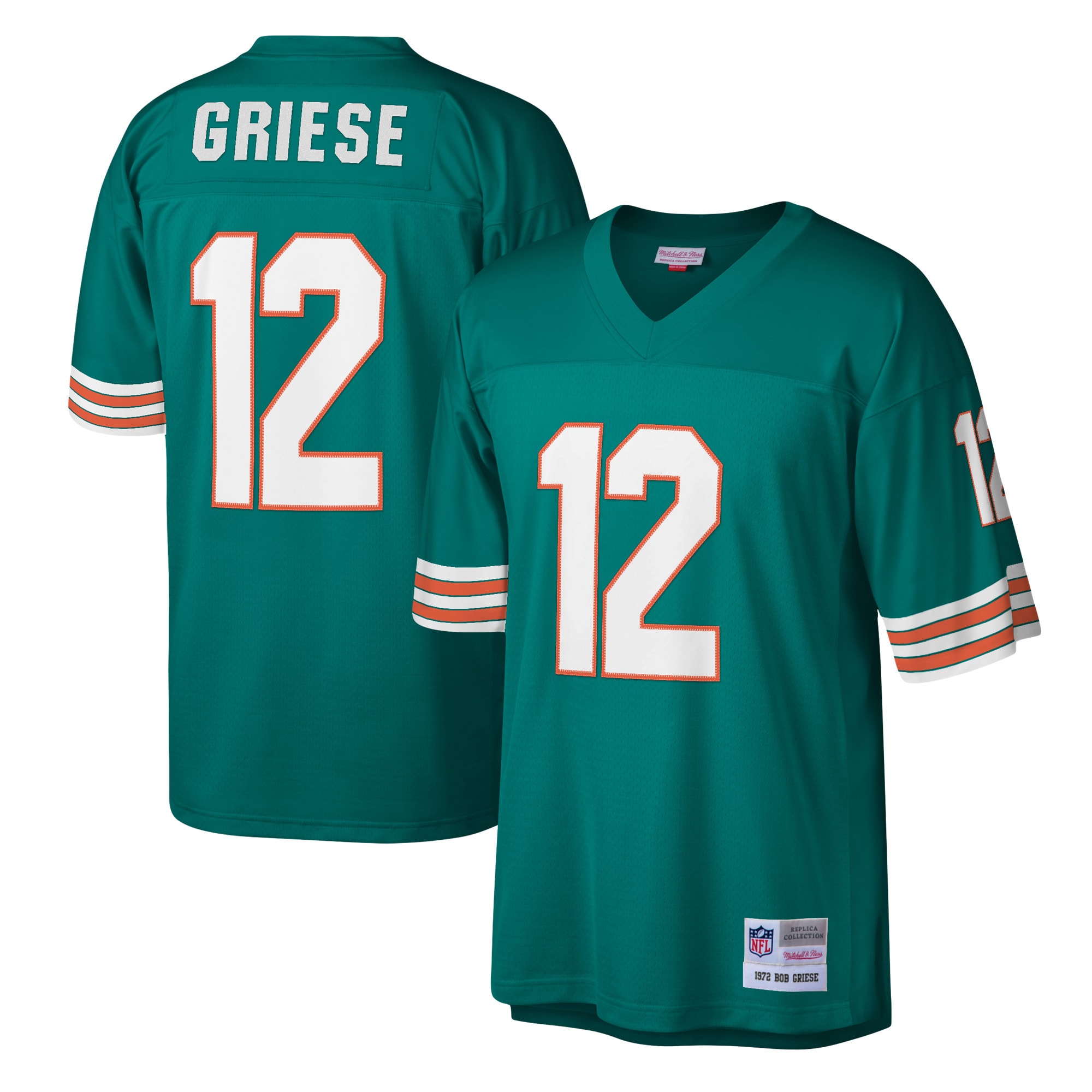 Youth Bob Griese Miami Dolphins Legacy Replica Jersey - Aqua | FanWearStyle