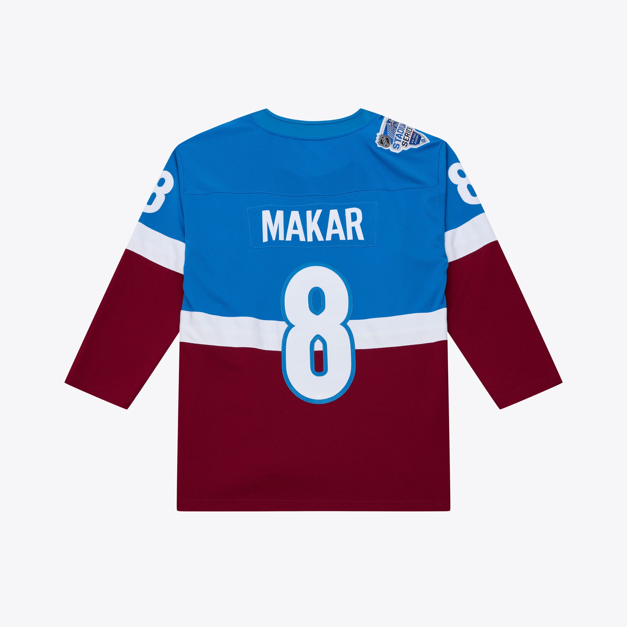Cale Makar #8 Colorado Avalanche 2020 Power Play Jersey - Blue - angle 2
