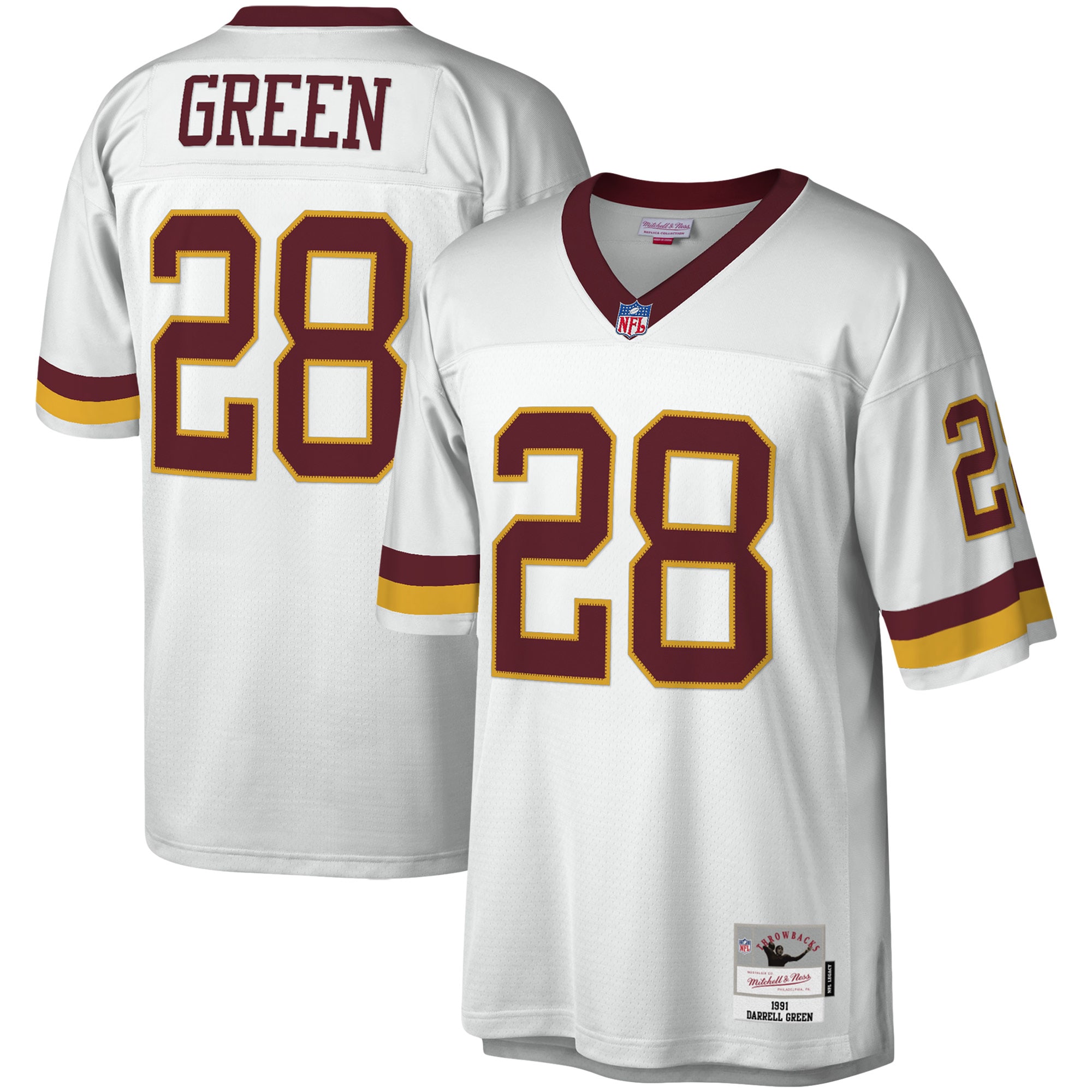 Darrell Green Washington Football Team Legacy Replica - White | FanWearStyle