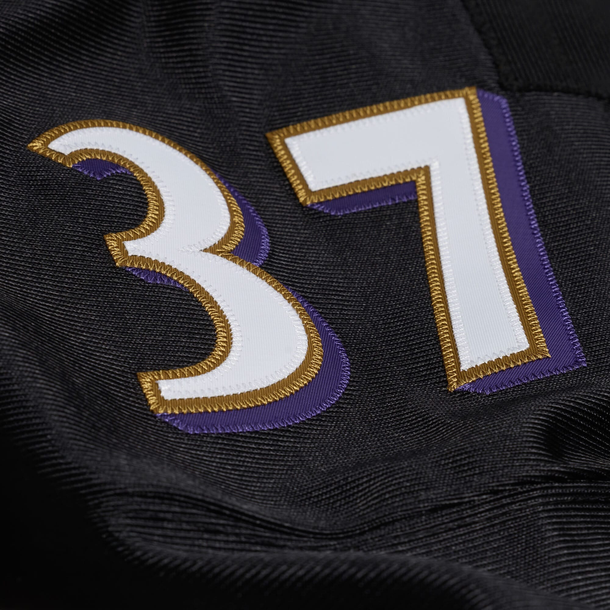 Deion Sanders Baltimore Ravens 2005 Throwback Jersey - Black - angle 9