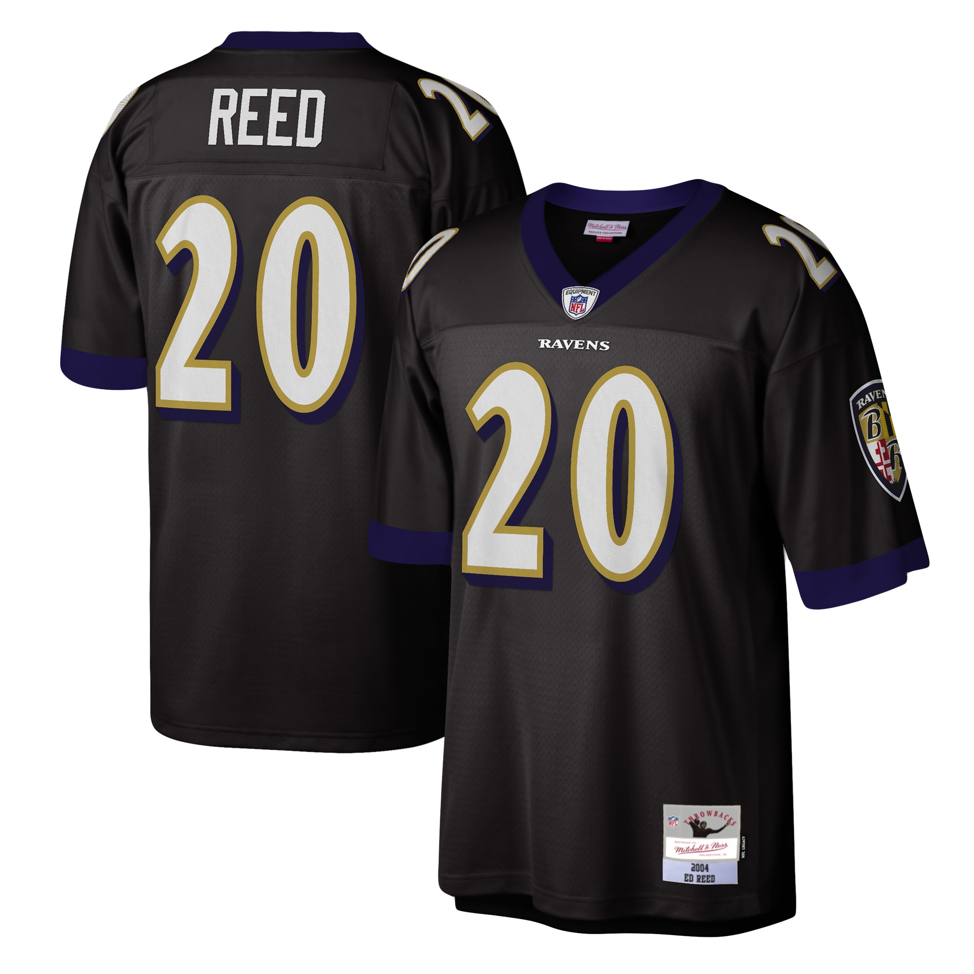 Ed Reed Baltimore Ravens NFL Jersey - Black | FanWearStyle