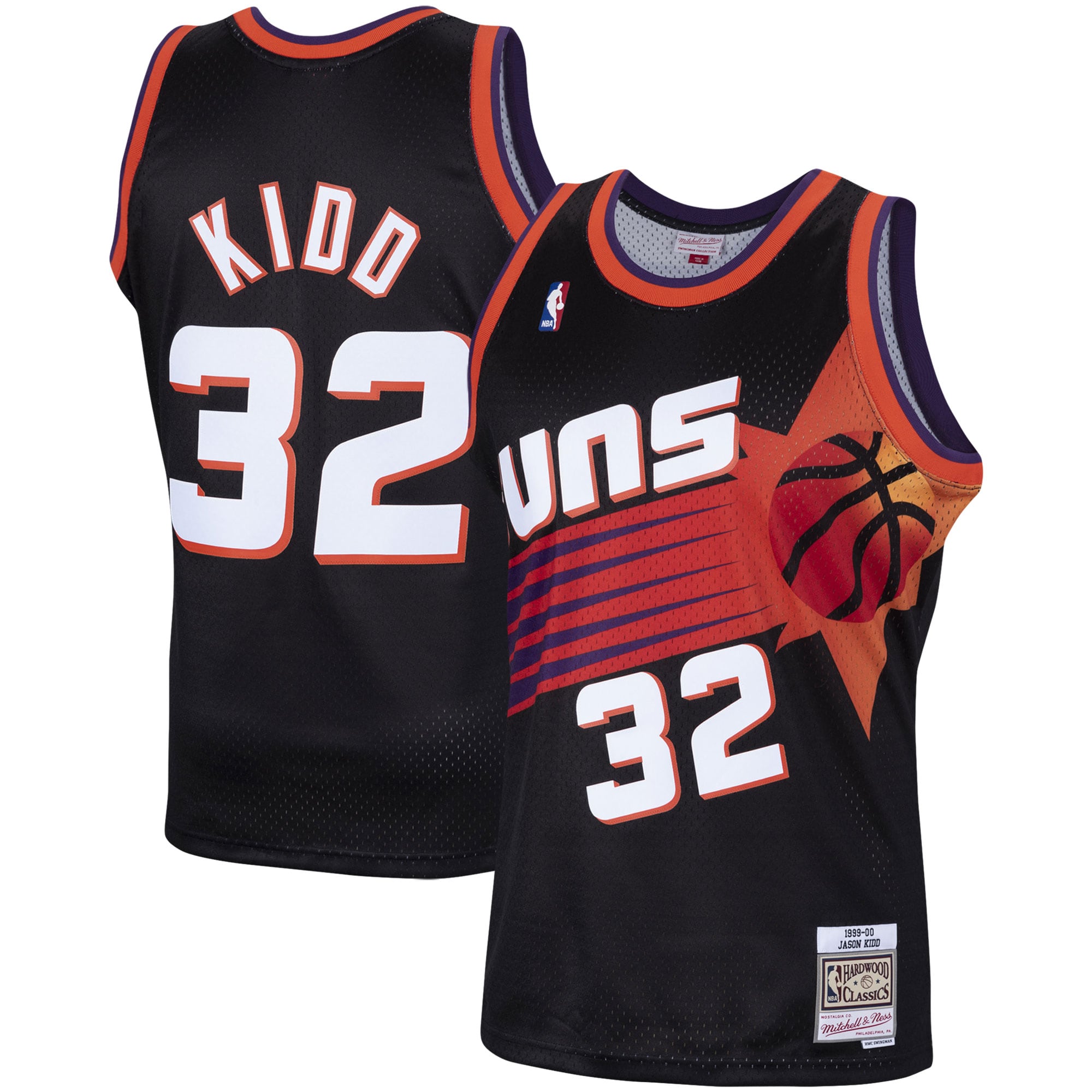 Jason Kidd Phoenix Suns NBA Jersey - Black | FanWearStyle