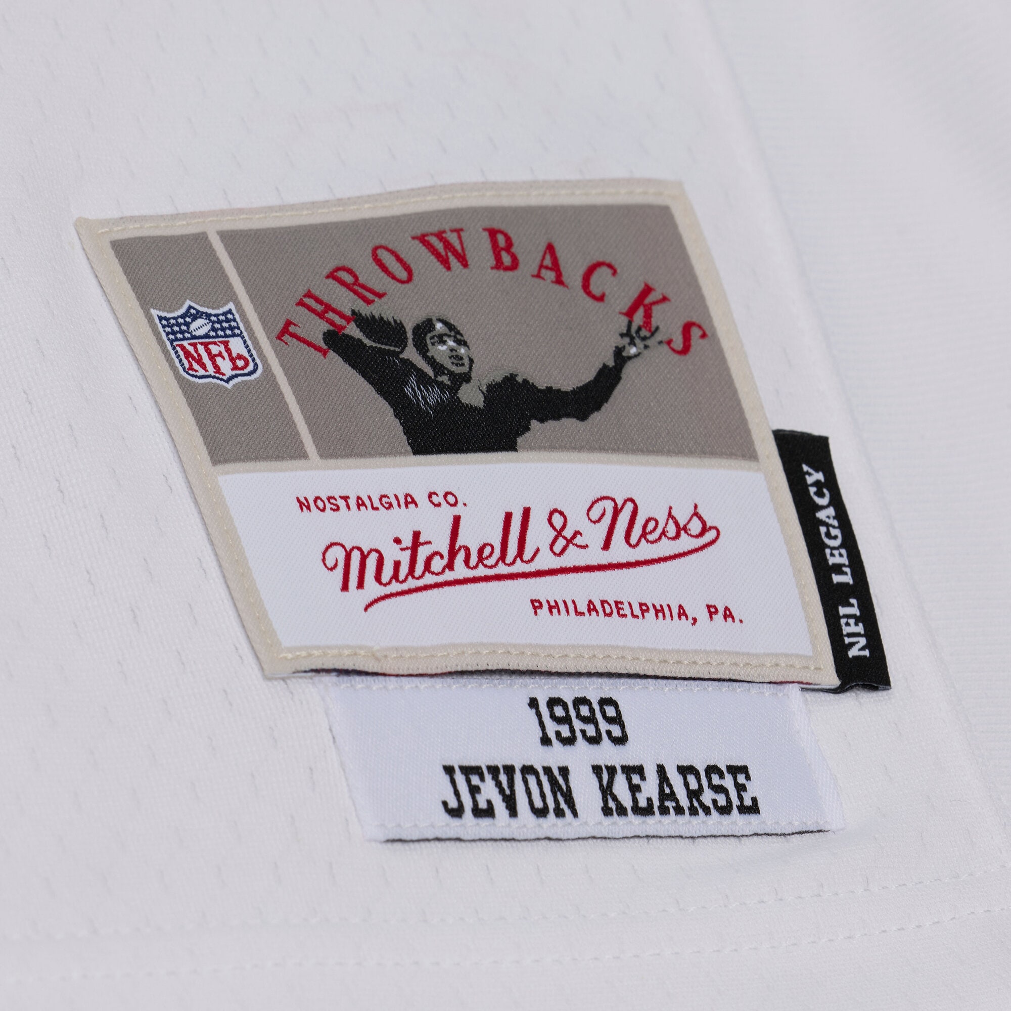 Jevon Kearse Tennessee Titans Retired Legacy Replica Player Jersey - White - angle 3