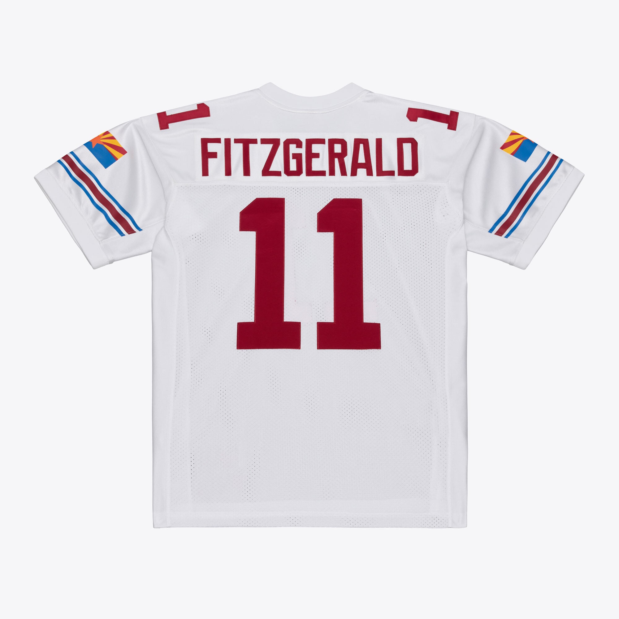 Larry Fitzgerald Arizona Cardinals 2004 Throwback Jersey - White - angle 2