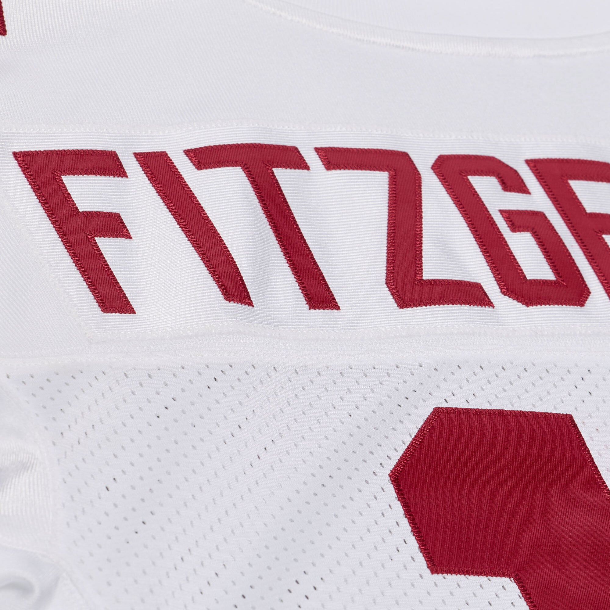 Larry Fitzgerald Arizona Cardinals 2004 Throwback Jersey - White - angle 8