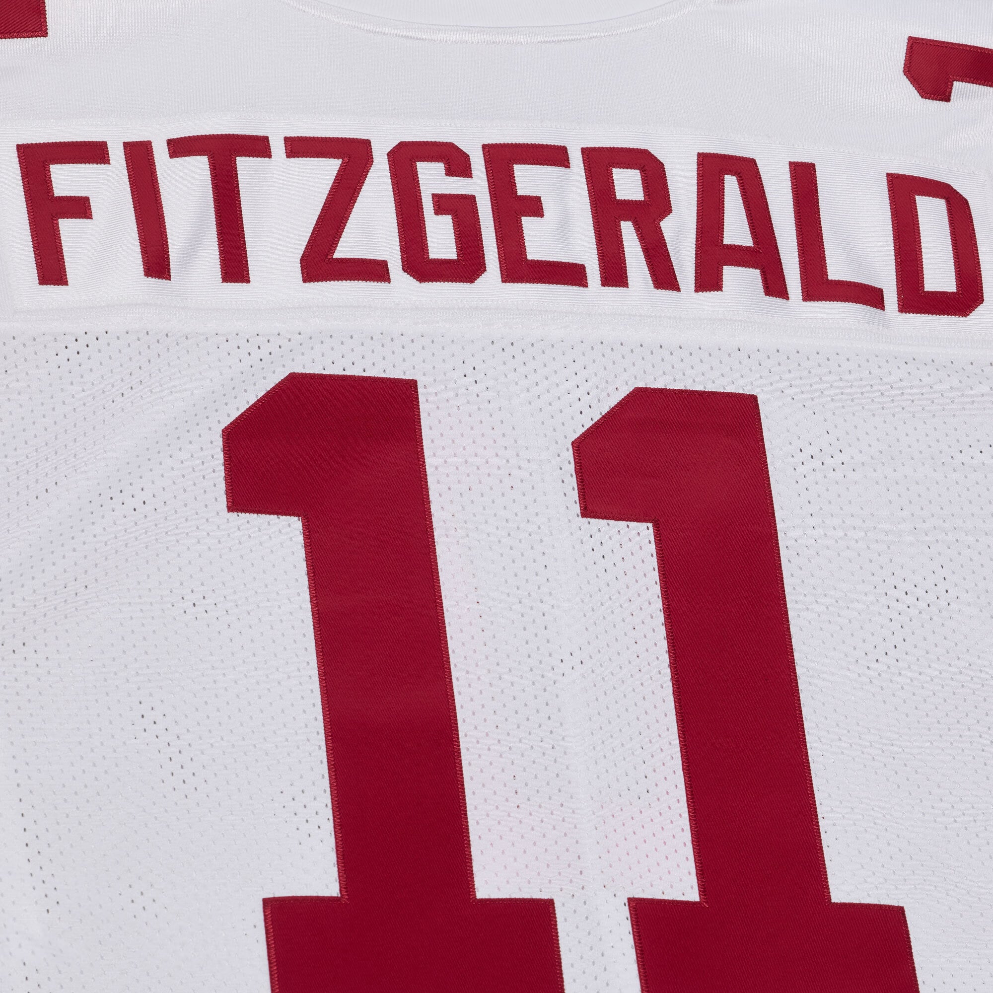Larry Fitzgerald Arizona Cardinals 2004 Throwback Jersey - White - angle 9