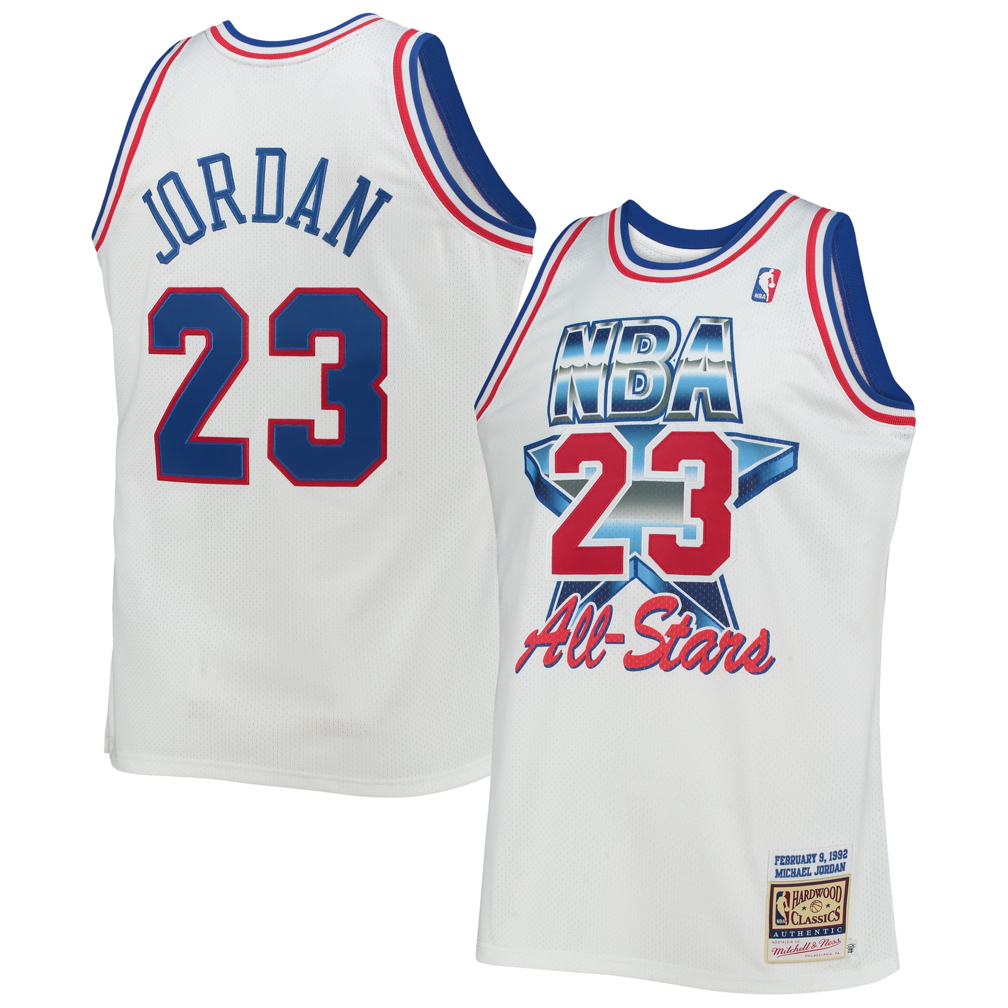 Michael Jordan Eastern Conference Hardwood Classics 1992 | FanWearStyl - White | FanWearStyle