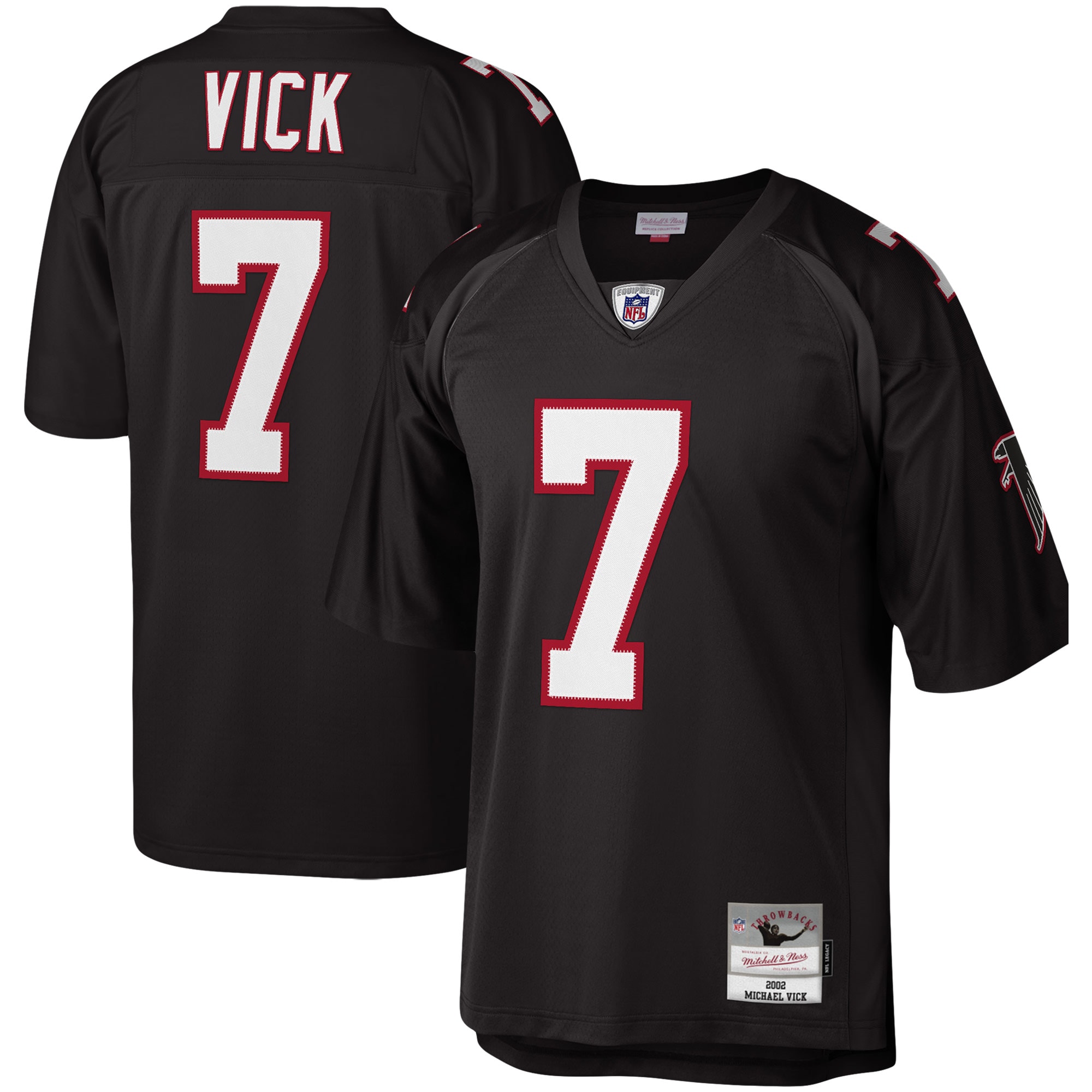 Michael Vick Atlanta Falcons NFL Jersey - Black | FanWearStyle