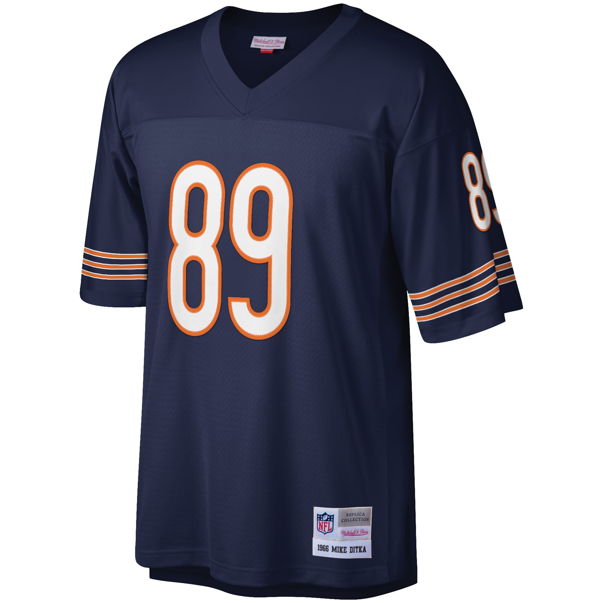Mike Ditka Chicago Bears Retired Player Legacy Replica Jersey - Navy - angle 2