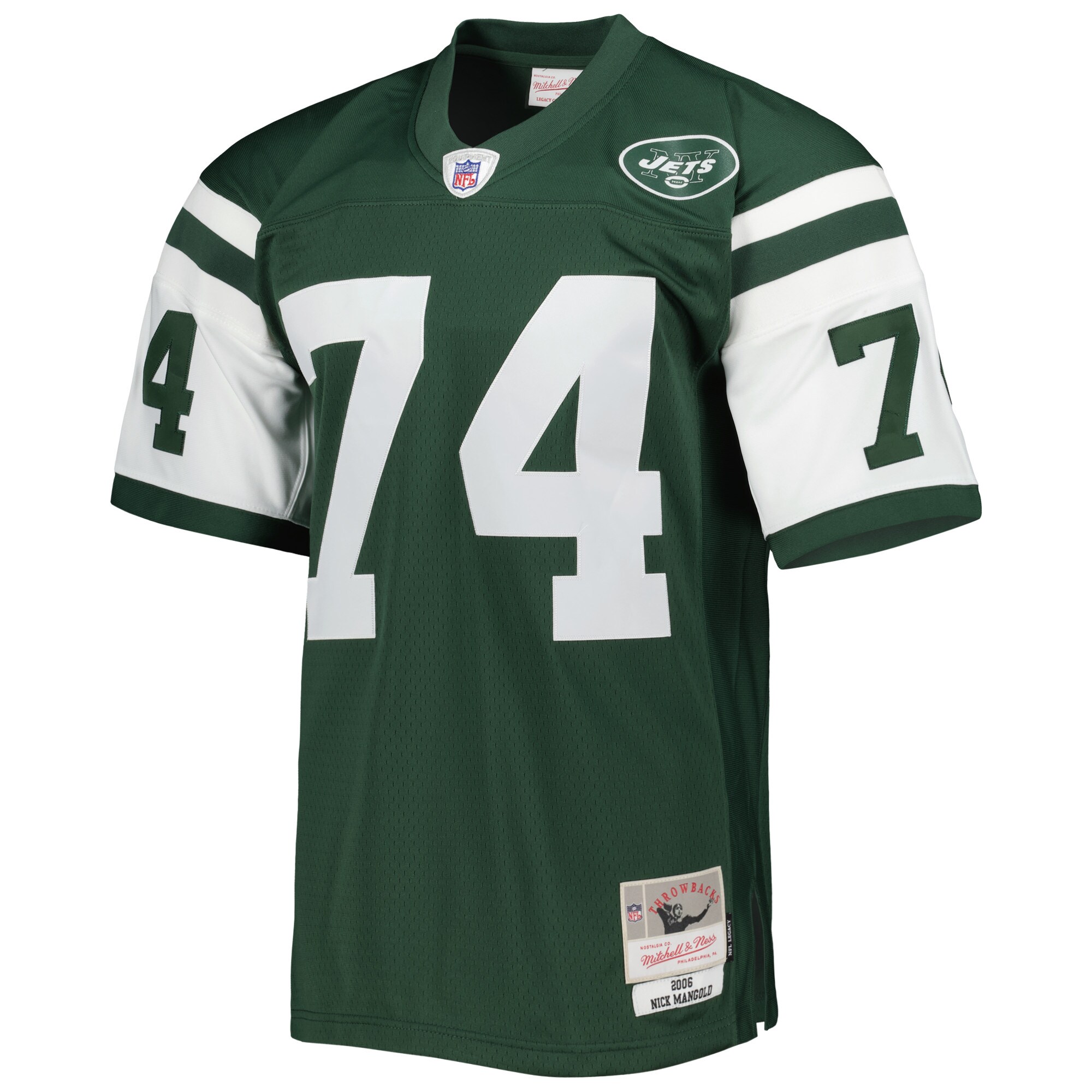 Nick Mangold New York Jets Legacy Replica Jersey - Green - angle 3