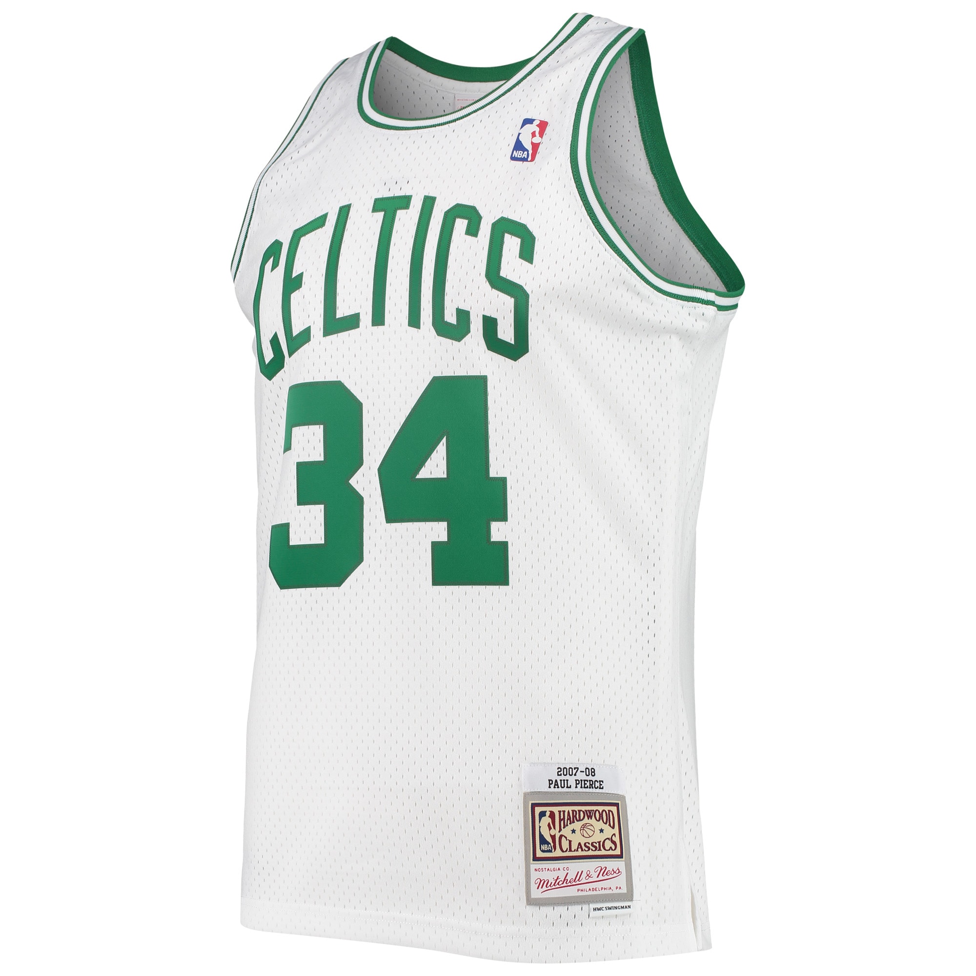 Paul Pierce Boston Celtics Hardwood Classics Swingman Jersey - White - angle 2