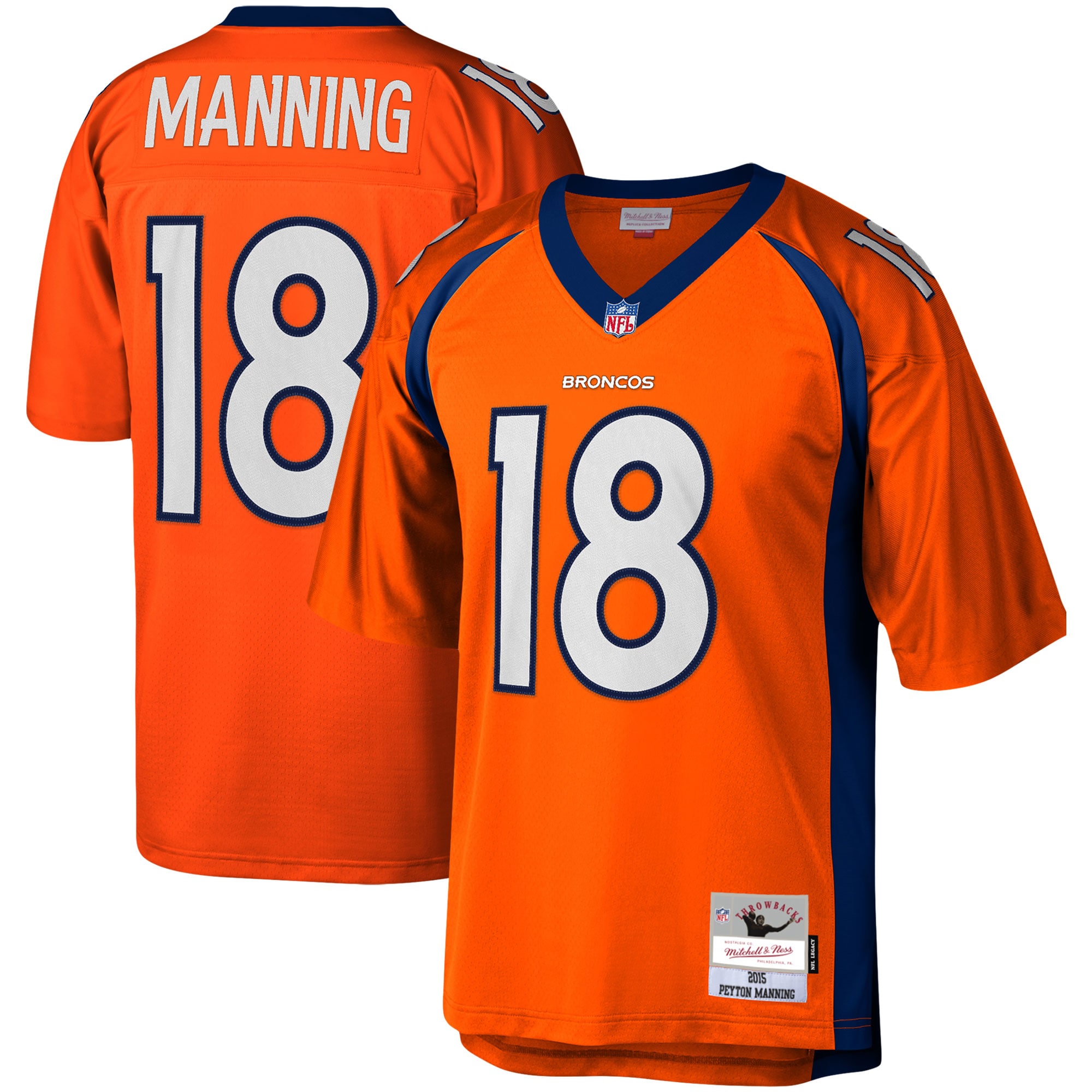 Youth Peyton Manning Denver Broncos Legacy Replica Jersey - Orange | FanWearStyle