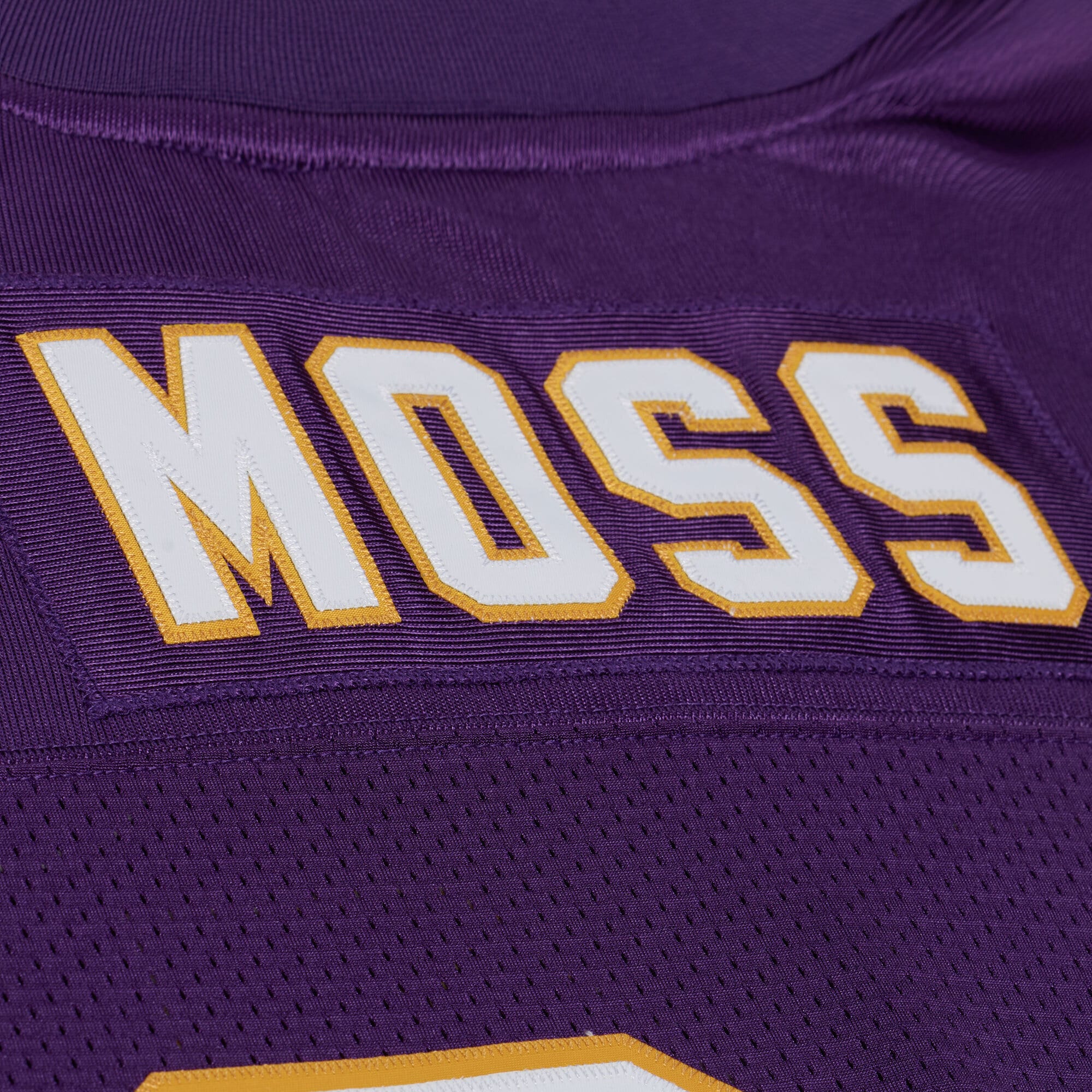 Randy Moss Minnesota Vikings 2001 Throwback Jersey - Purple - angle 7