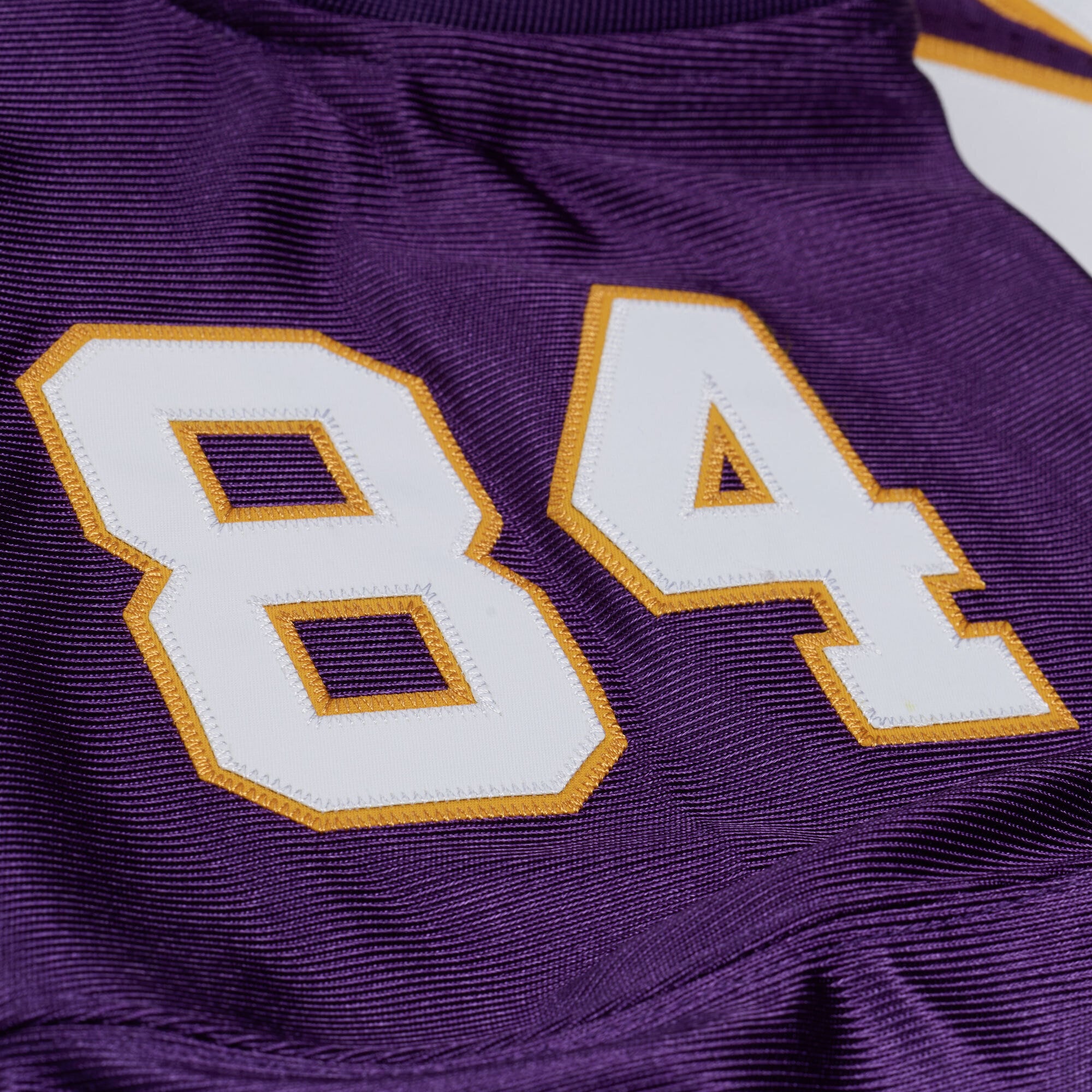 Randy Moss Minnesota Vikings 2001 Throwback Jersey - Purple - angle 9