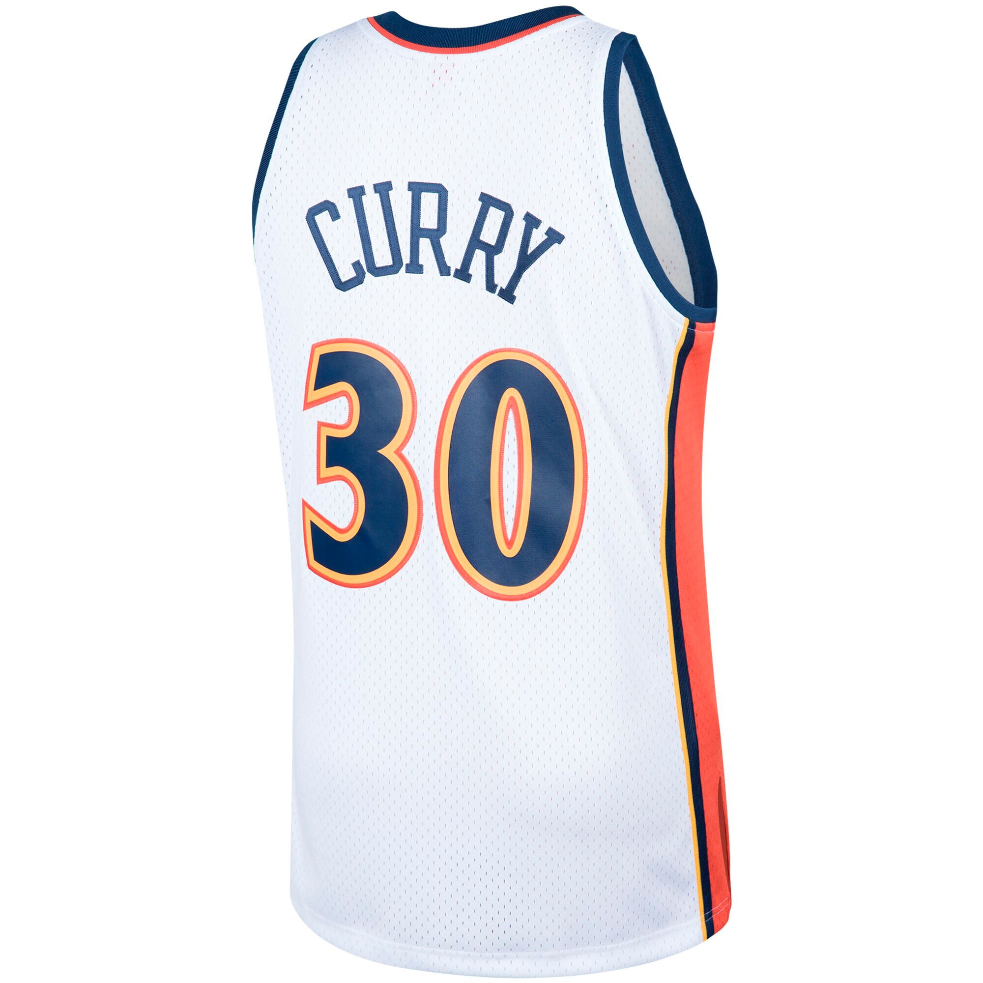 Stephen Curry #30 Golden State Warriors Hardwood Classics Swingman Jersey - White - angle 3