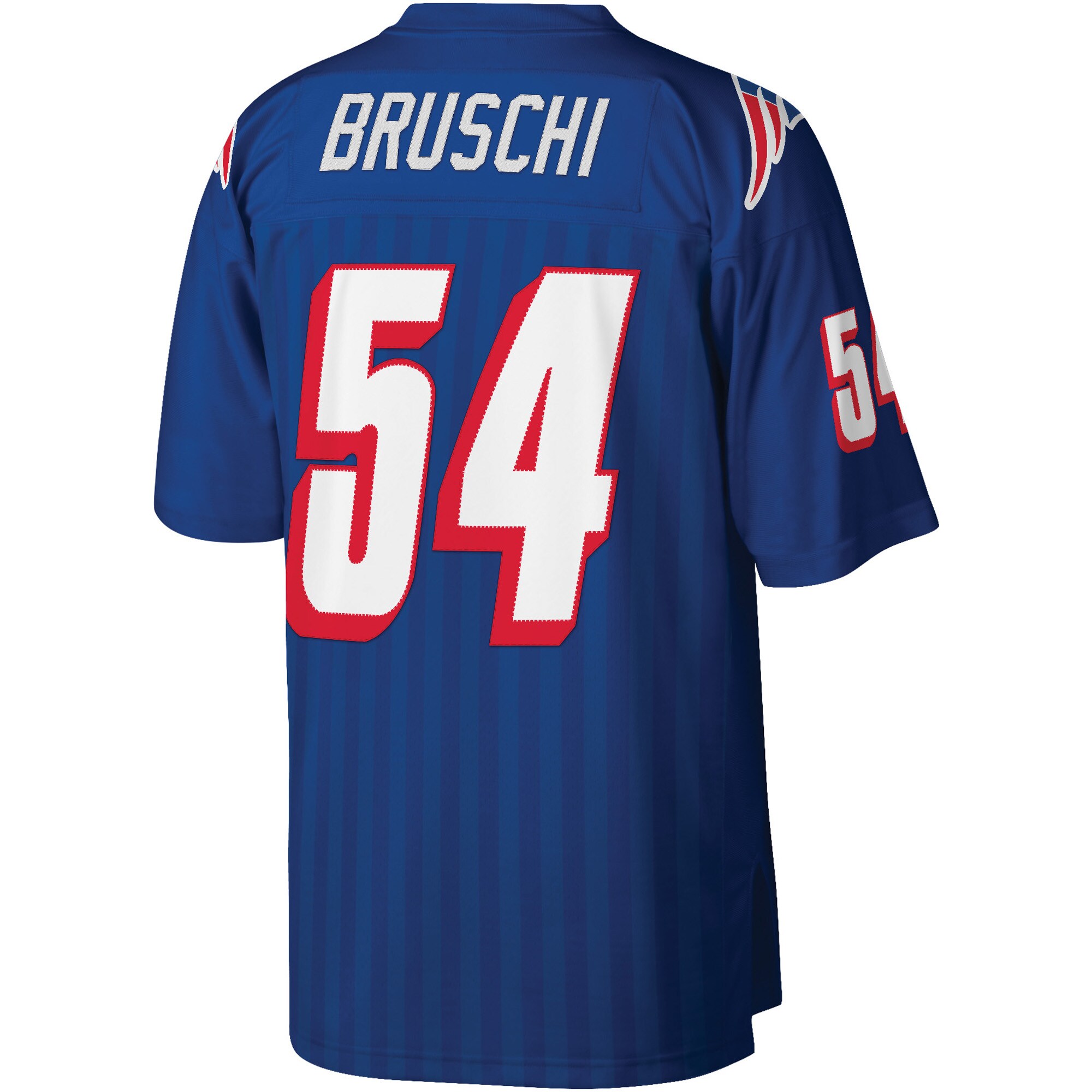 Tedy Bruschi New England Patriots Legacy Replica Jersey - Royal - angle 3