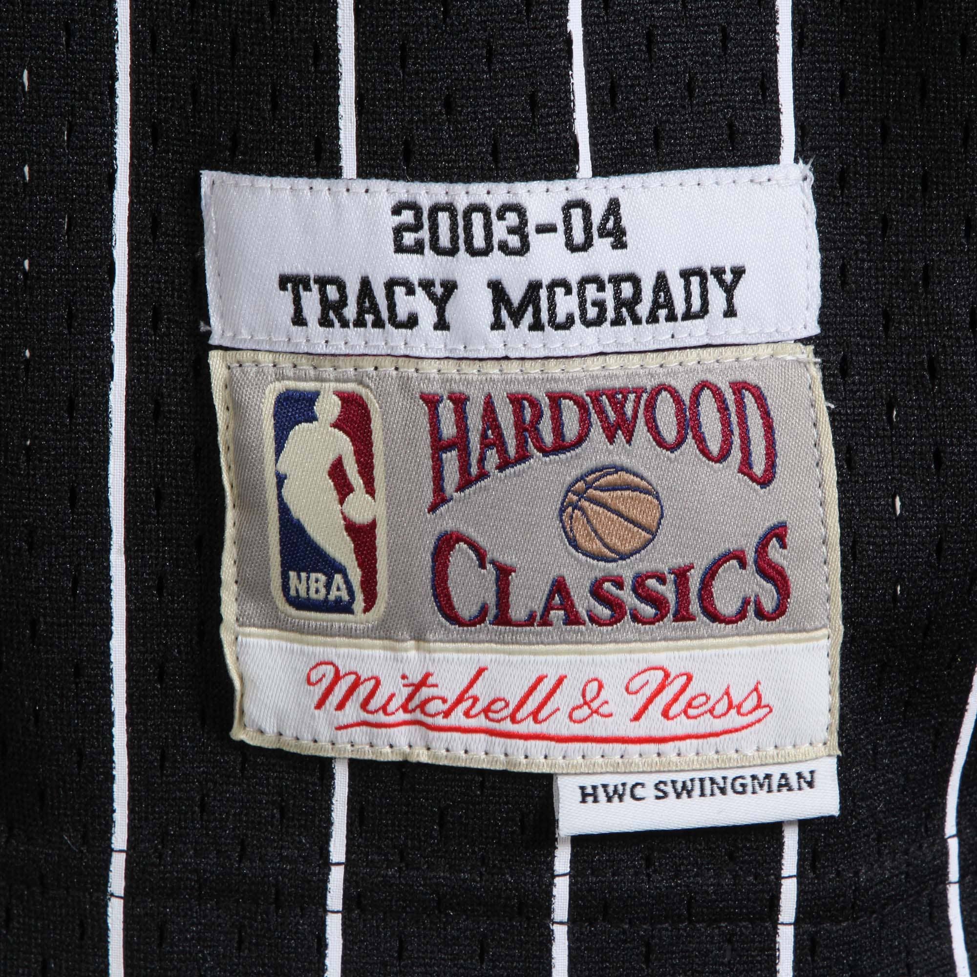 Tracy McGrady Orlando Magic Hardwood Classics Swingman Jersey - Black - angle 4