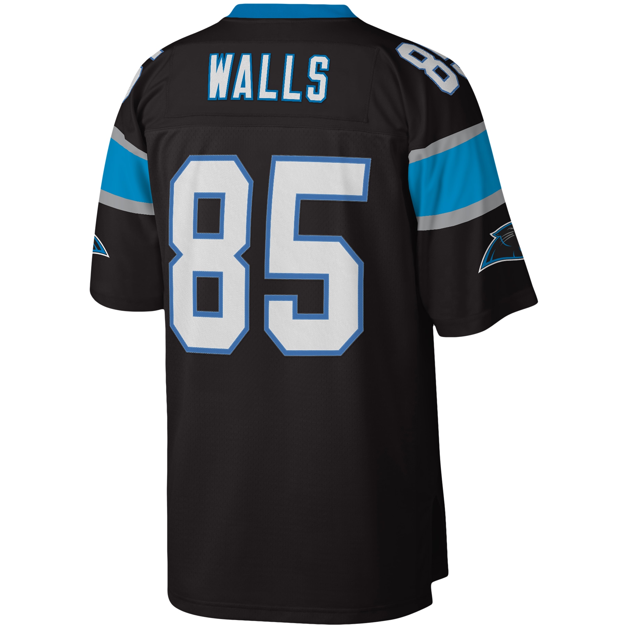 Wesley Walls Carolina Panthers Legacy Replica Jersey - Black - angle 3