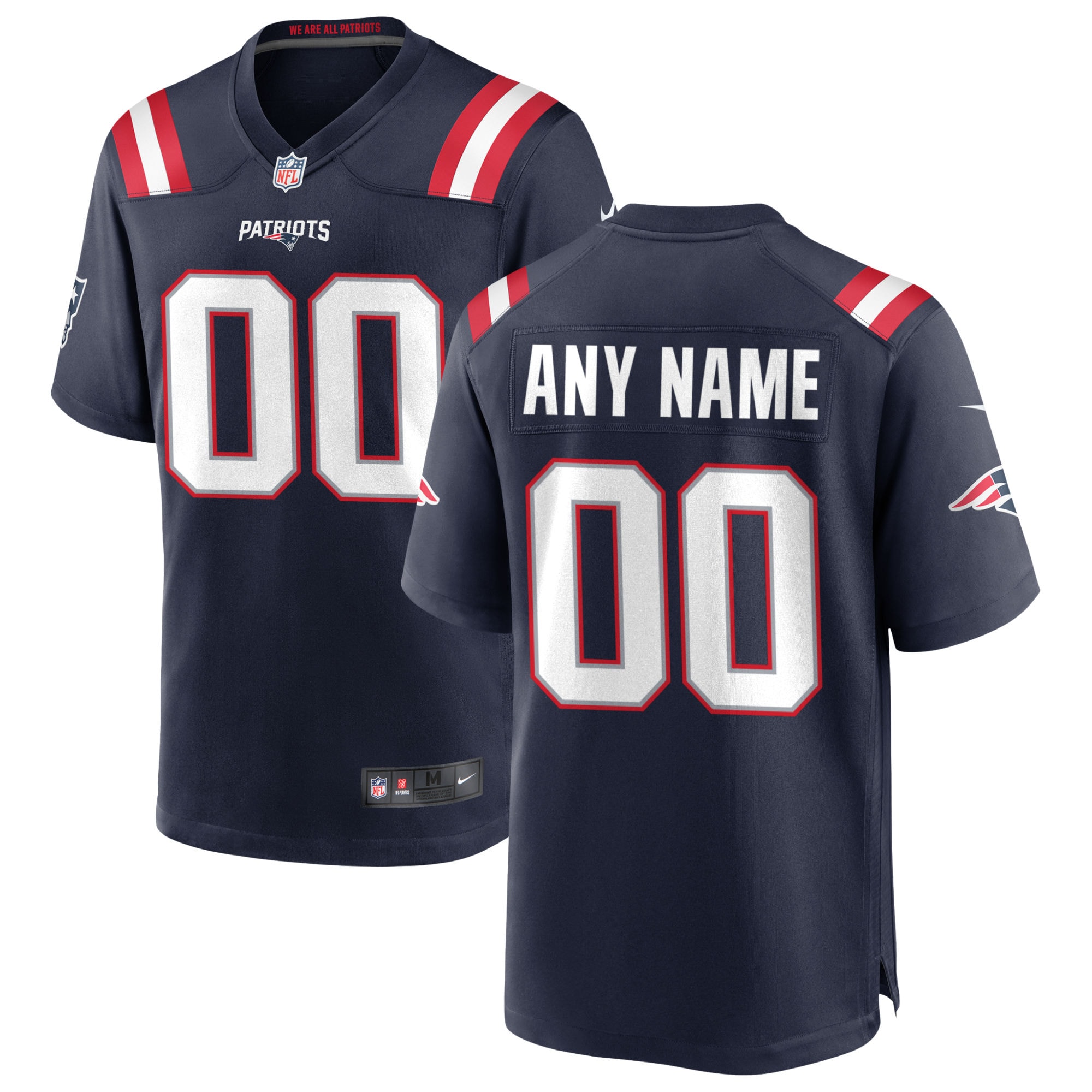New England Patriots NFL Jersey - Navy | FanWearStyle