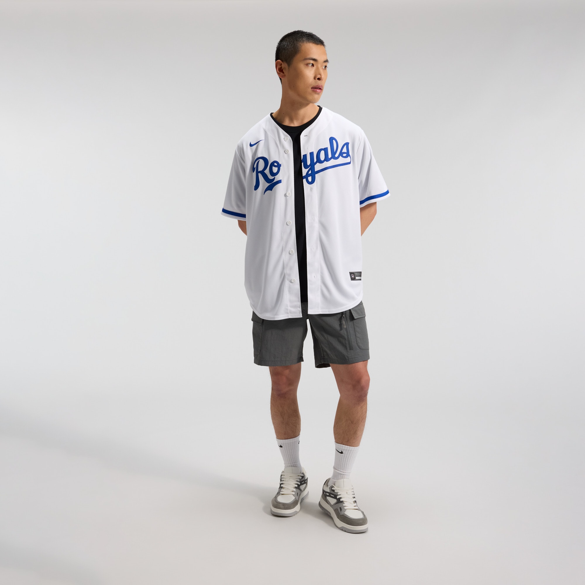Bobby Witt Jr. Kansas City Royals Home Replica Player Jersey - White - angle 6
