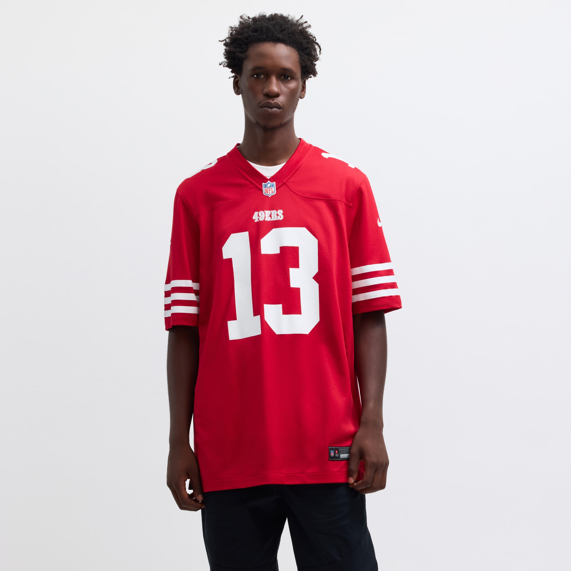 Brock Purdy #13 San Francisco 49ers Game Player Jersey - Scarlet - angle 6