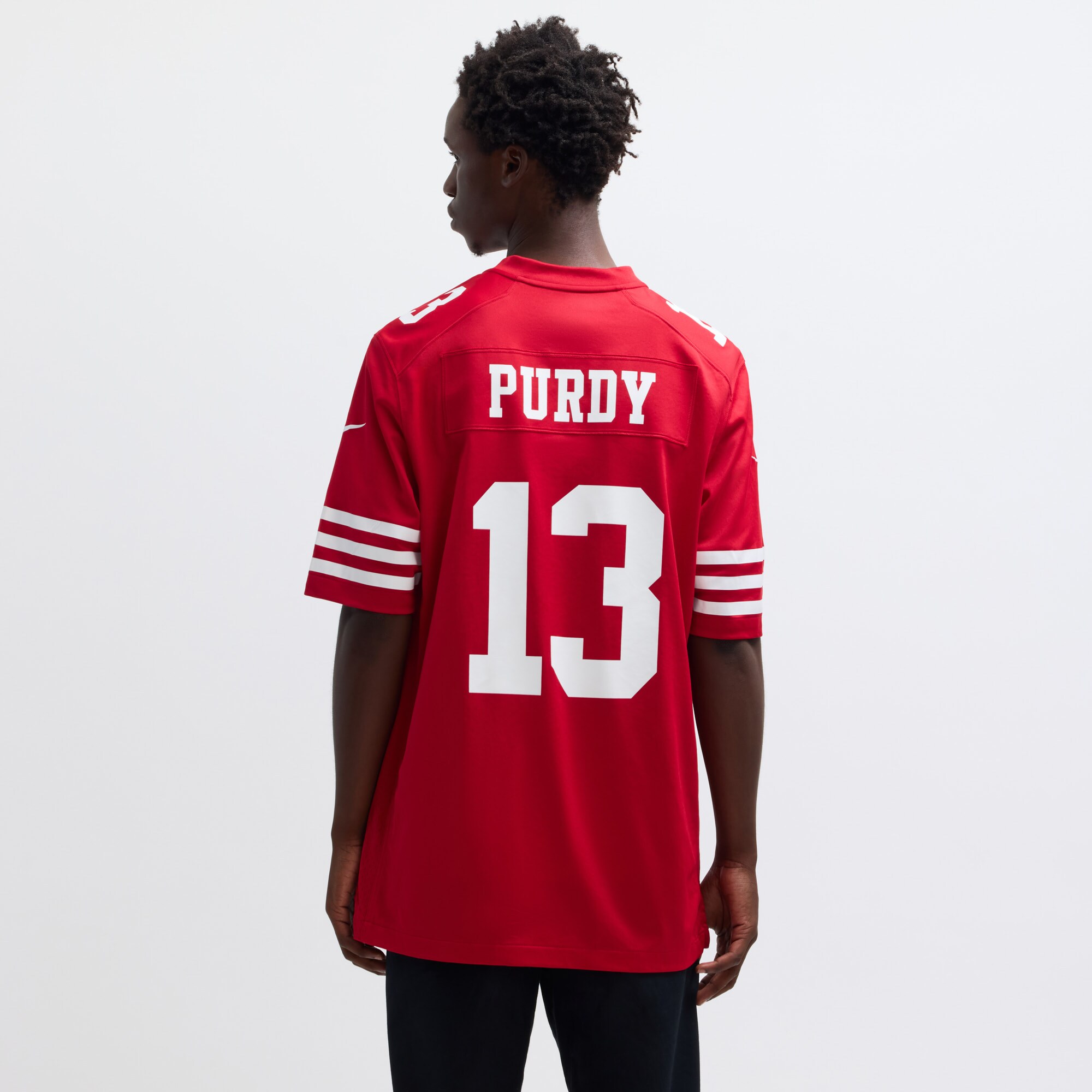 Brock Purdy #13 San Francisco 49ers Game Player Jersey - Scarlet - angle 7