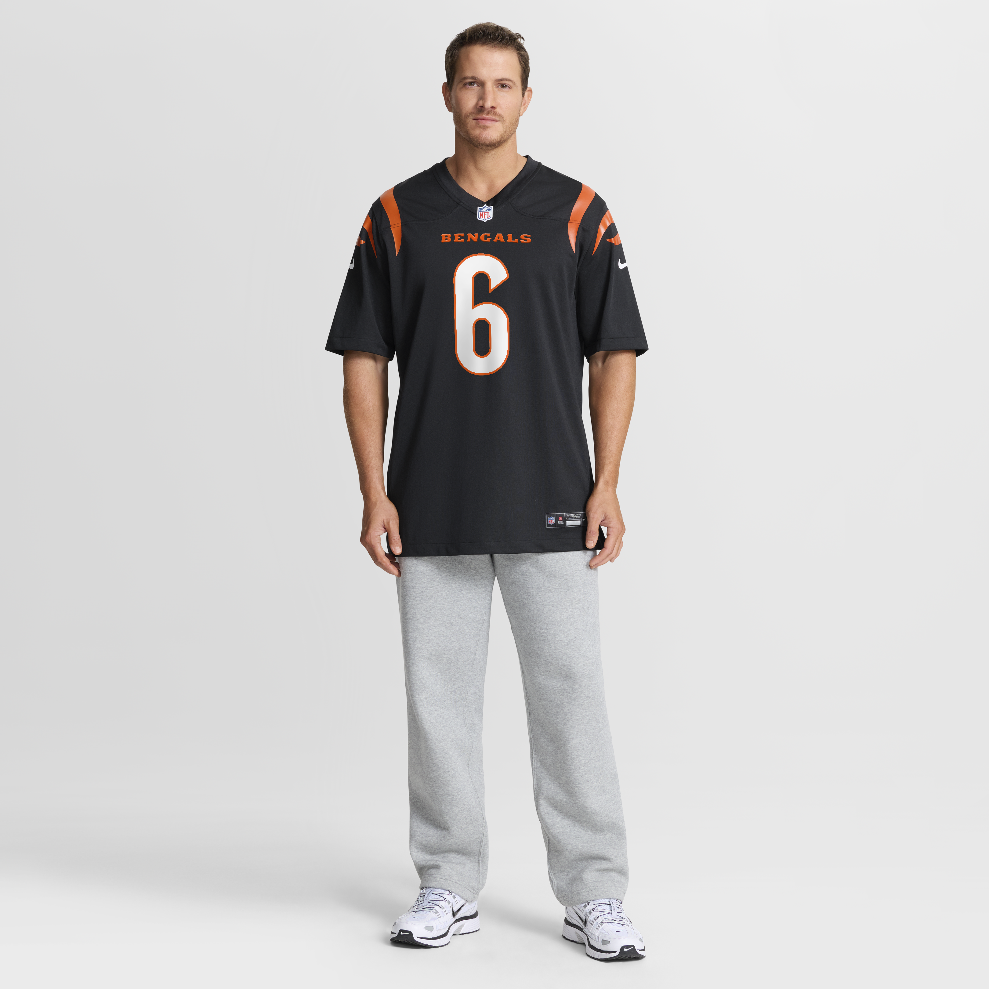 Bryan Cook Cincinnati Bengals Team Game Jersey - Black - angle 6