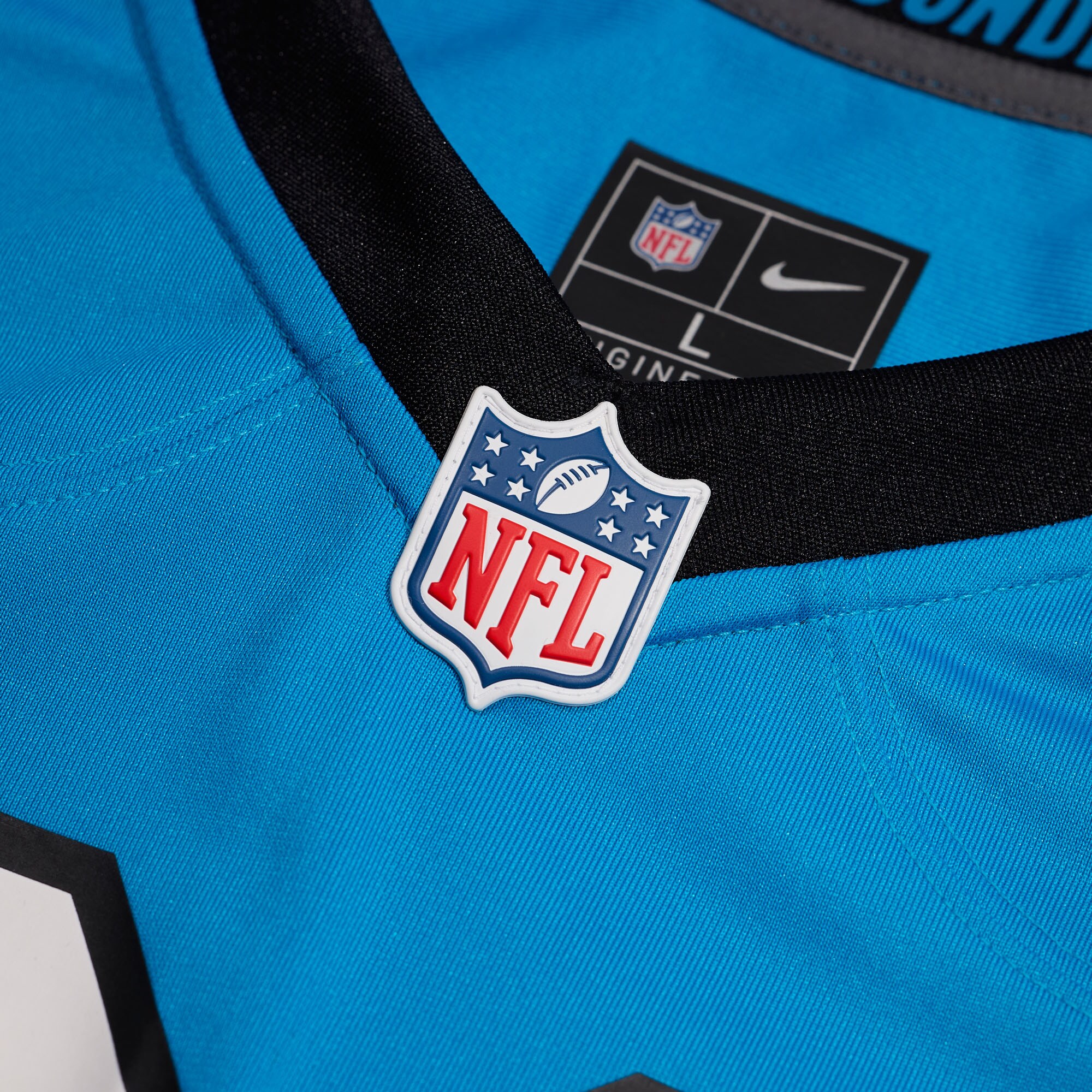 Bryce Young Carolina Panthers Alternate Game Jersey - Blue - angle 6
