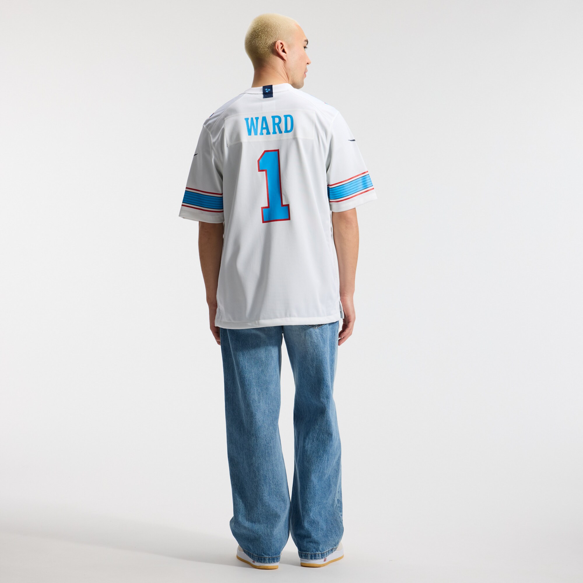 Cameron Ward Tennessee Titans Game Jersey - White - angle 7