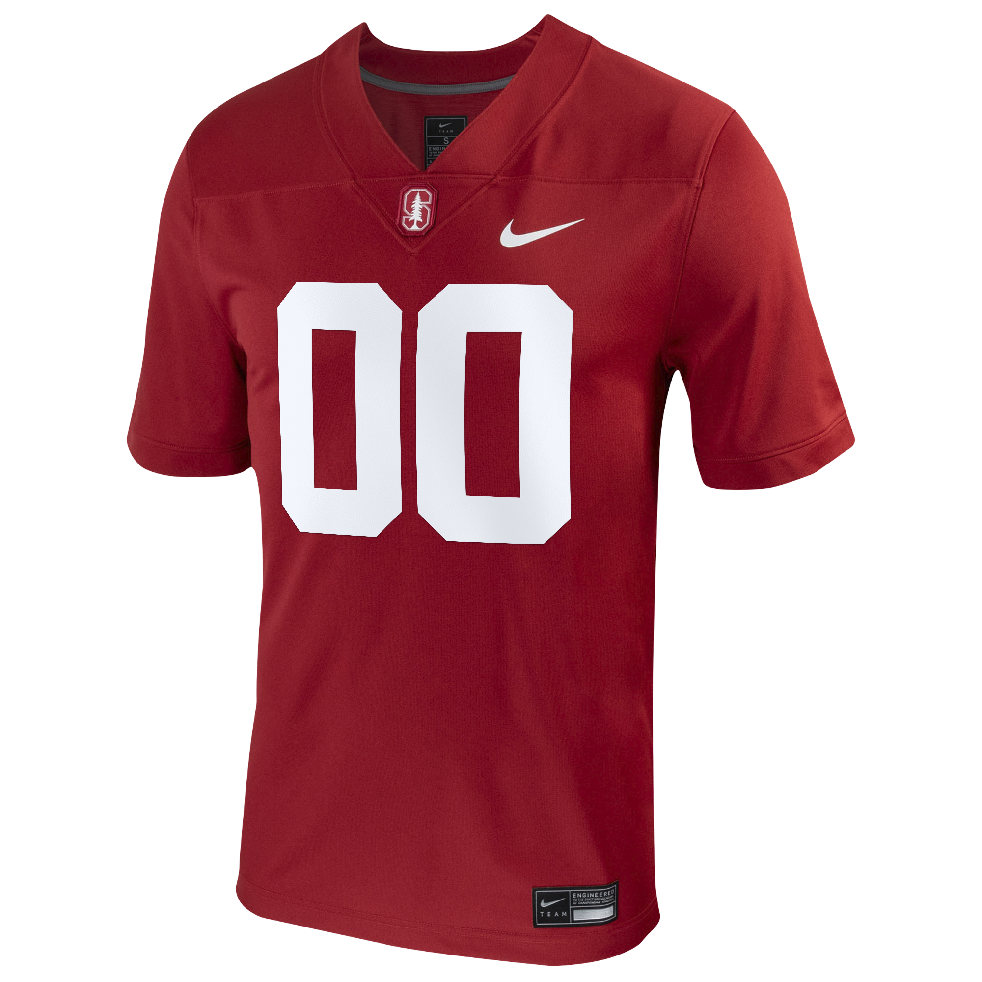 Stanford Cardinal Football Custom Game Jersey - Cardinal - angle 4