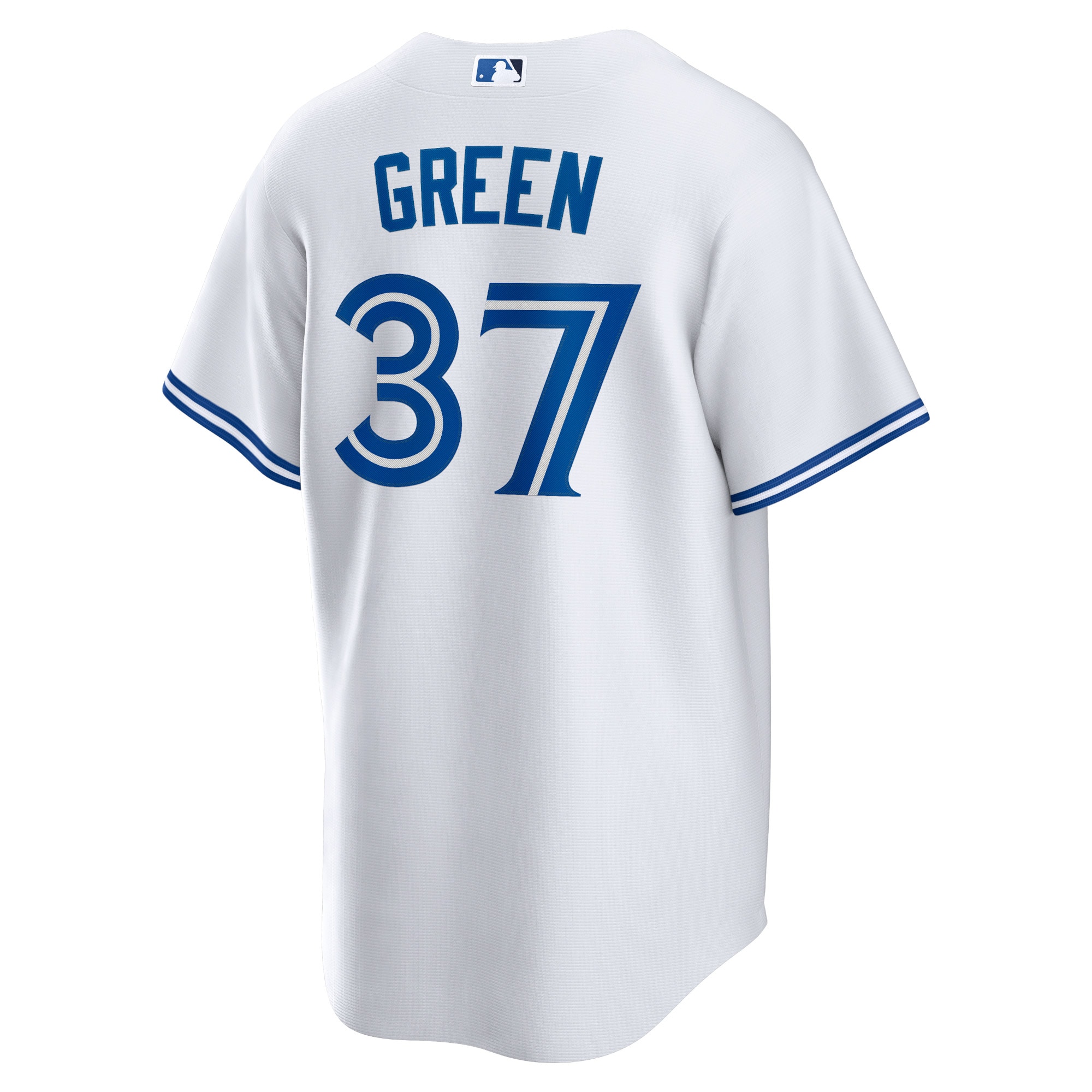 Chad Green Toronto Blue Jays Home Replica Player Jersey - White - angle 5