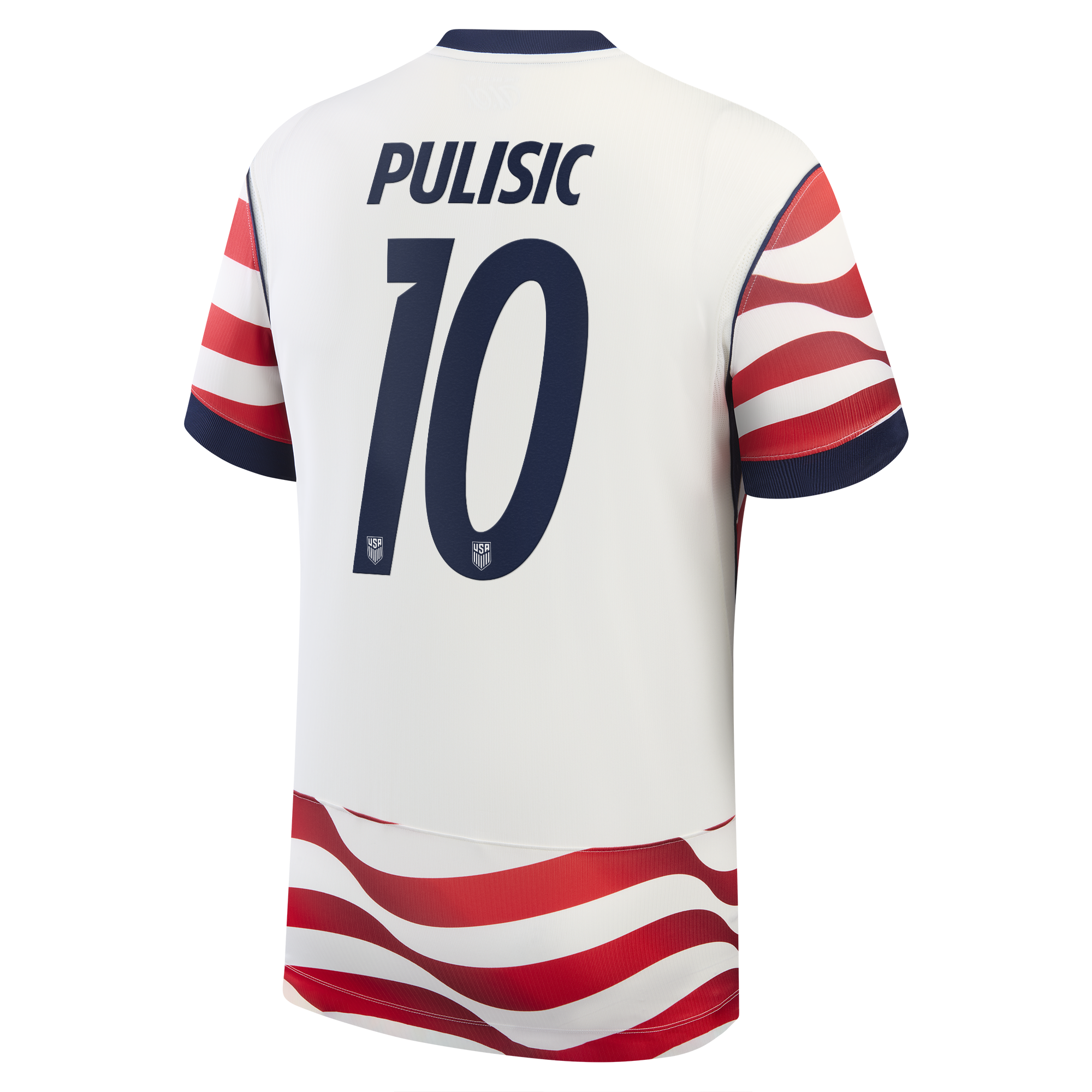 Christian Pulisic USMNT 2026 Home Stadium Replica Jersey - White - angle 5