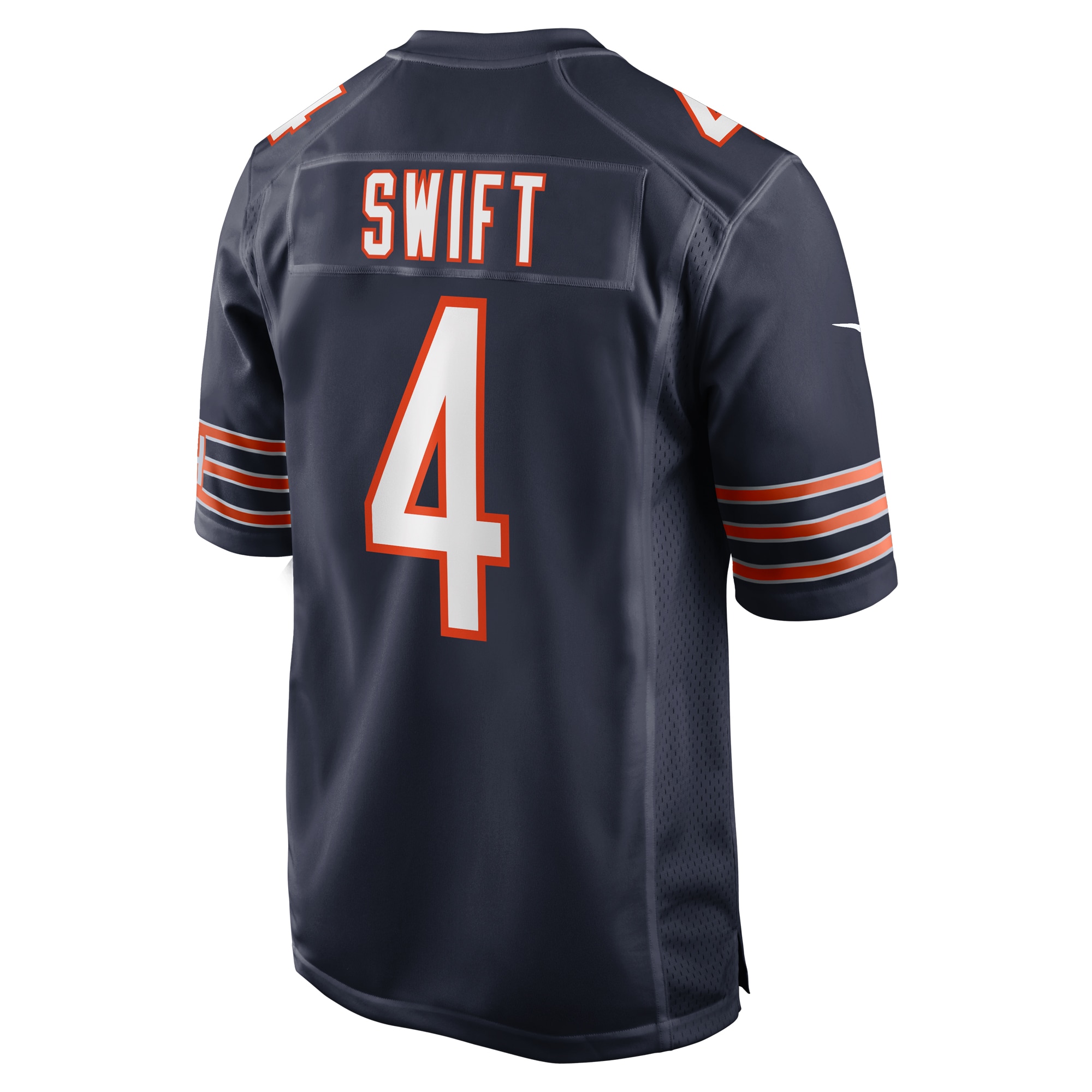 D'Andre Swift Chicago Bears Game Jersey - Navy - angle 5