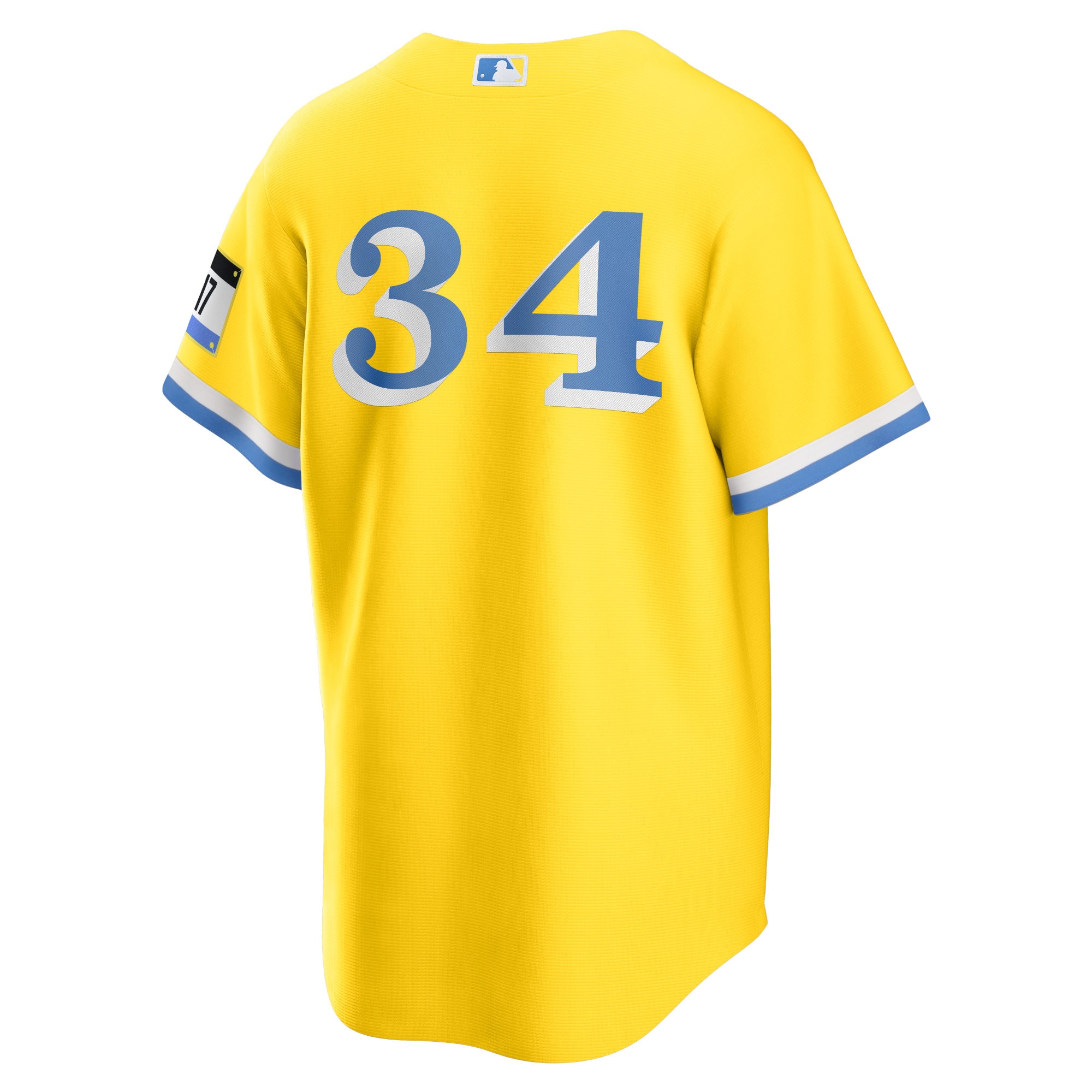 David Ortiz Boston Red Sox Retired Player City Connect Replica Jersey - Gold - angle 5