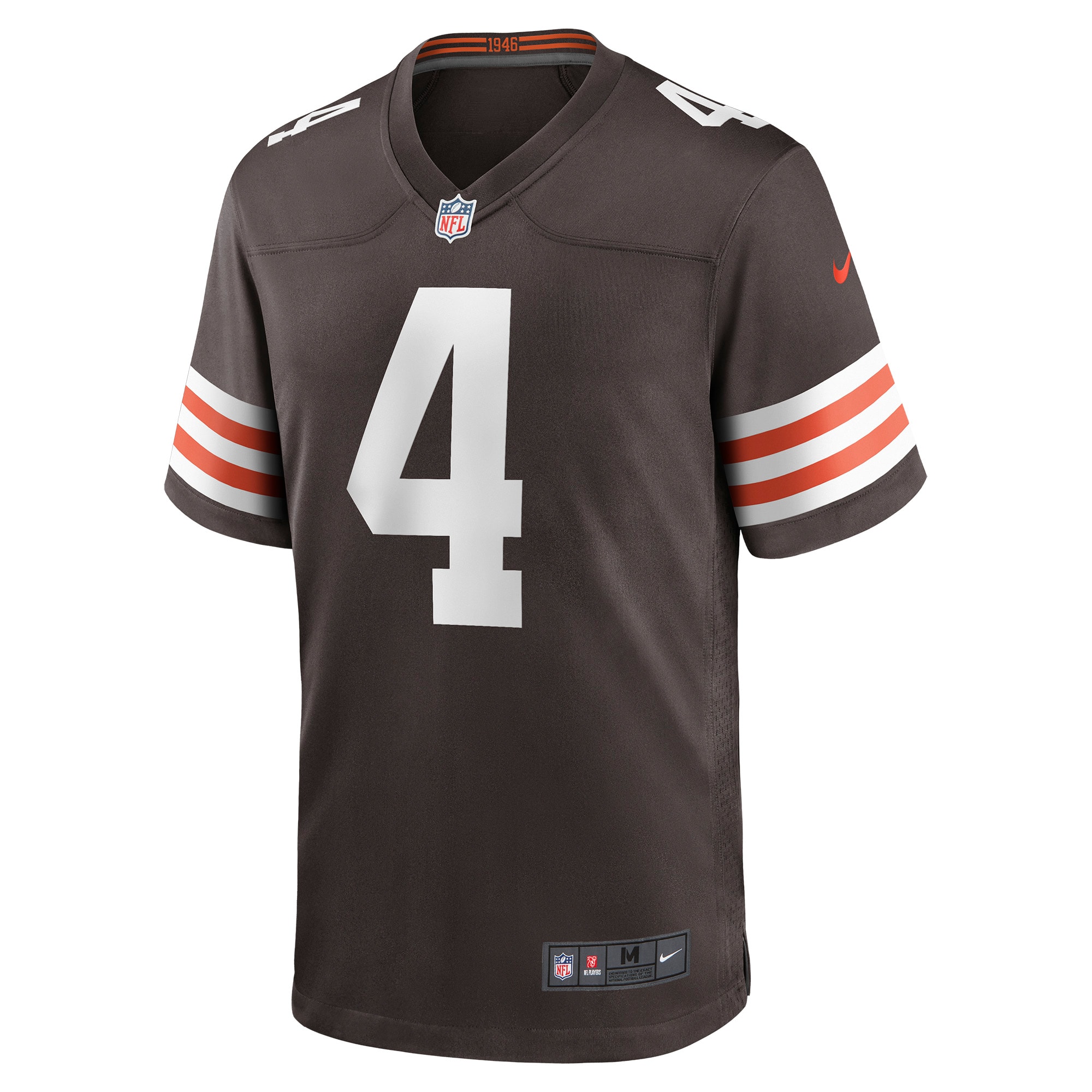 Deshaun Watson Cleveland Browns Nike Game Jersey - Brown - angle 10