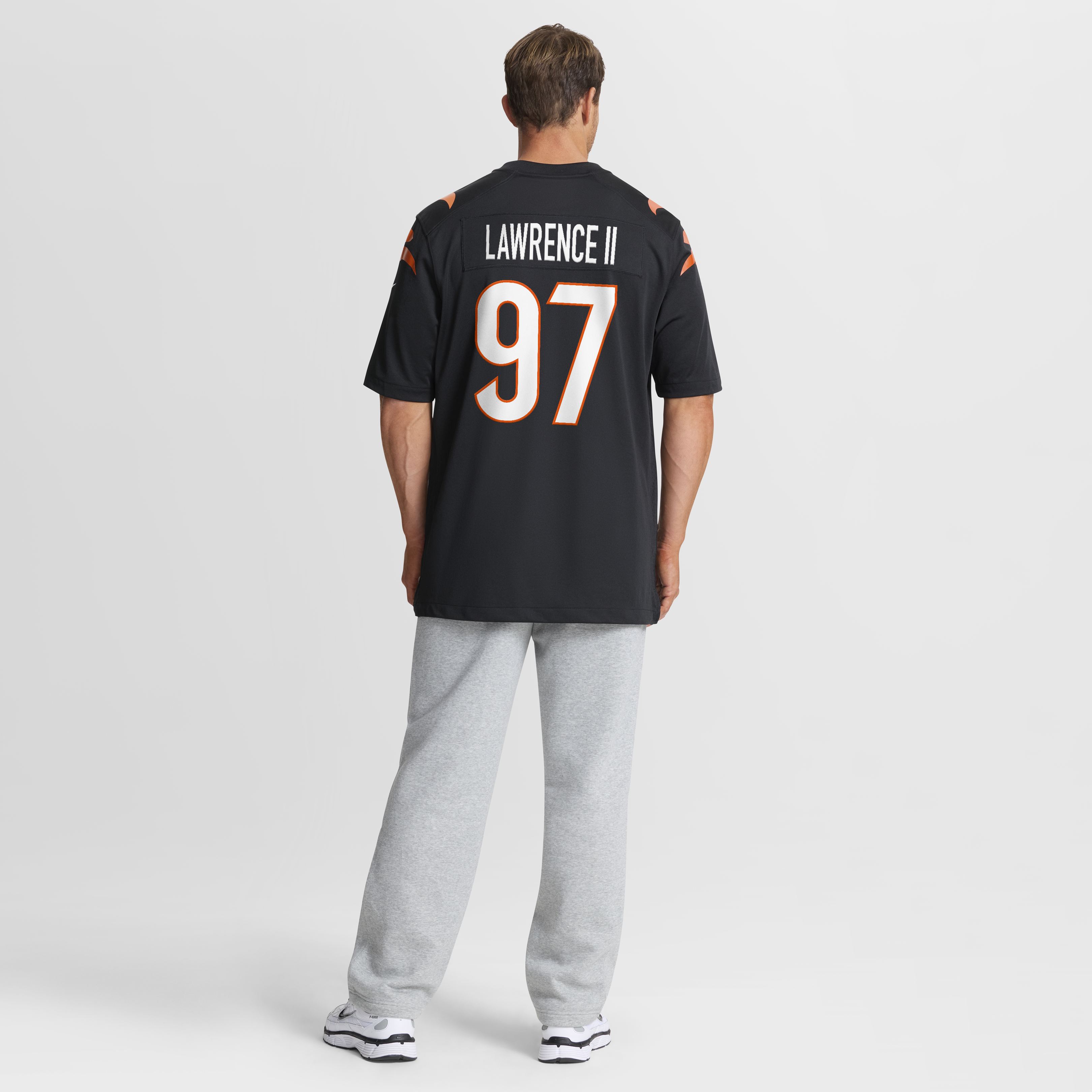 Dexter Lawrence II Cincinnati Bengals Game Jersey - Black - angle 7