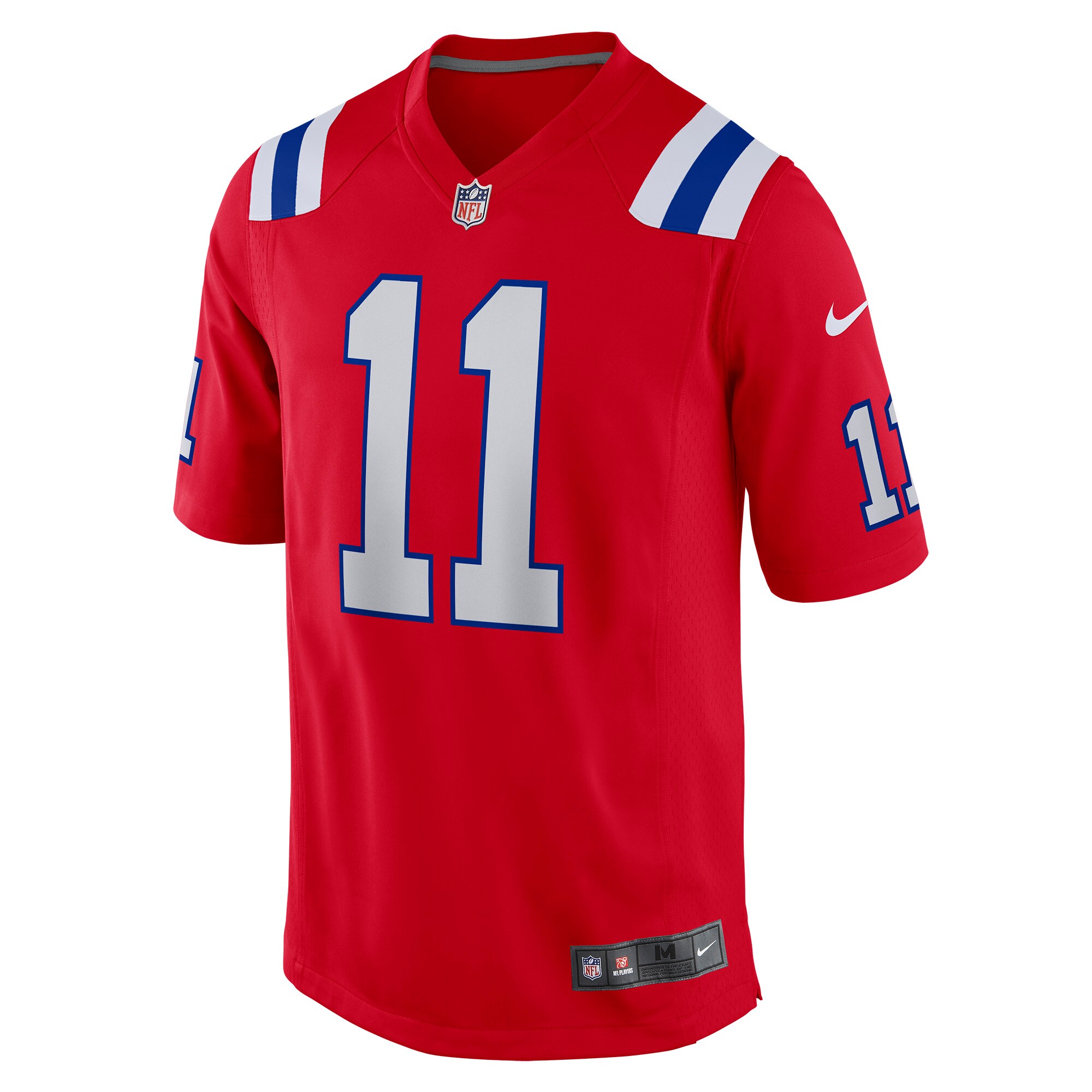 Drew Bledsoe New England Patriots Retired Player Alternate Game Jersey - Red - angle 4