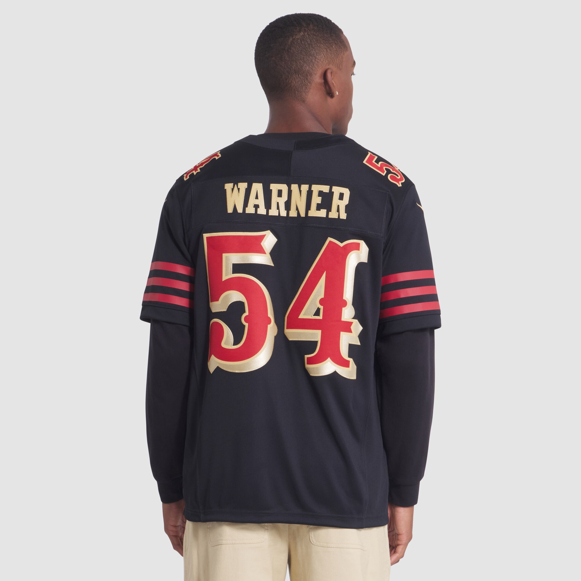 Fred Warner San Francisco 49ers 2025 Rivalries Collection Stitched Limited Jersey - Black - angle 7