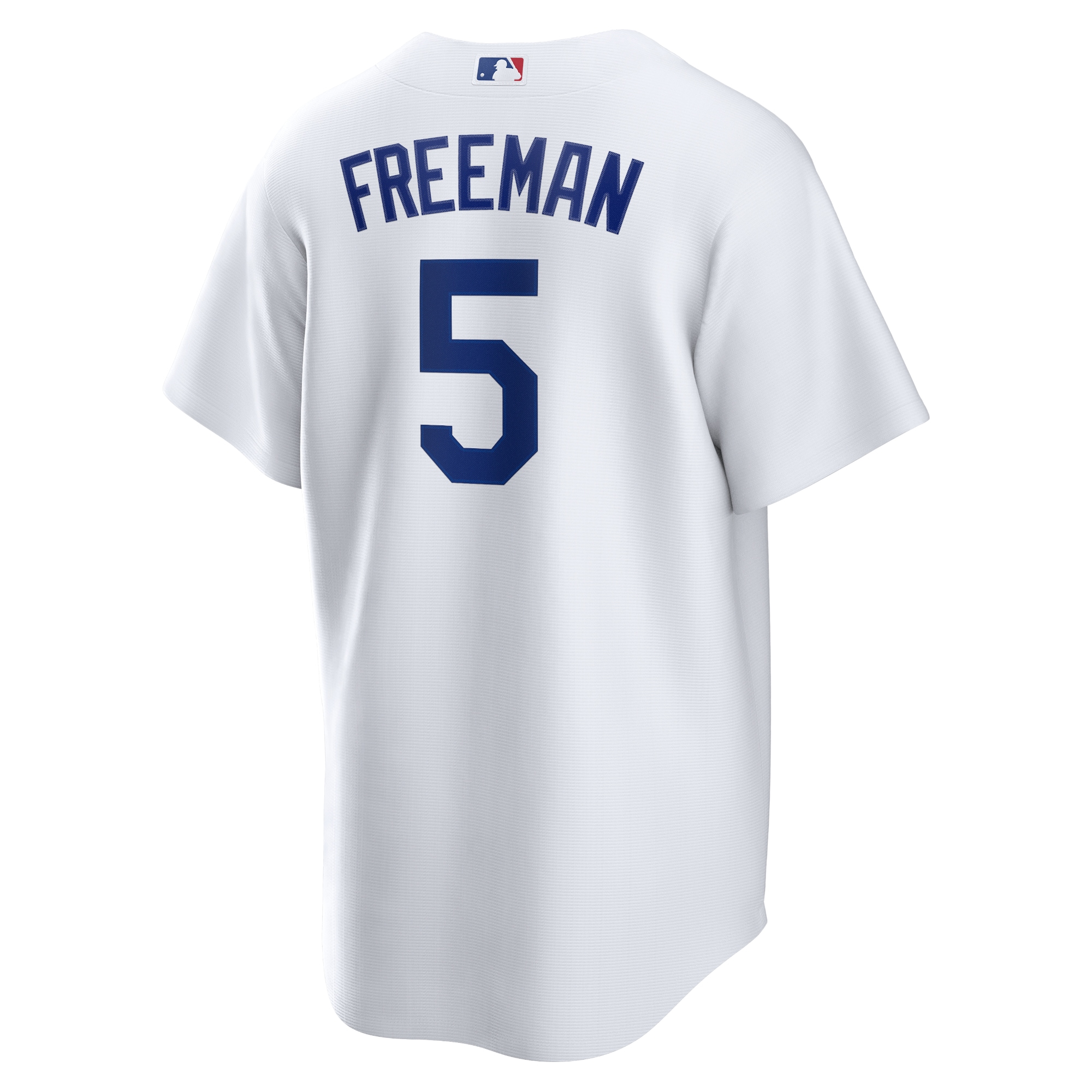 Freddie Freeman #5 Los Angeles Dodgers Replica Player Jersey - White - angle 5