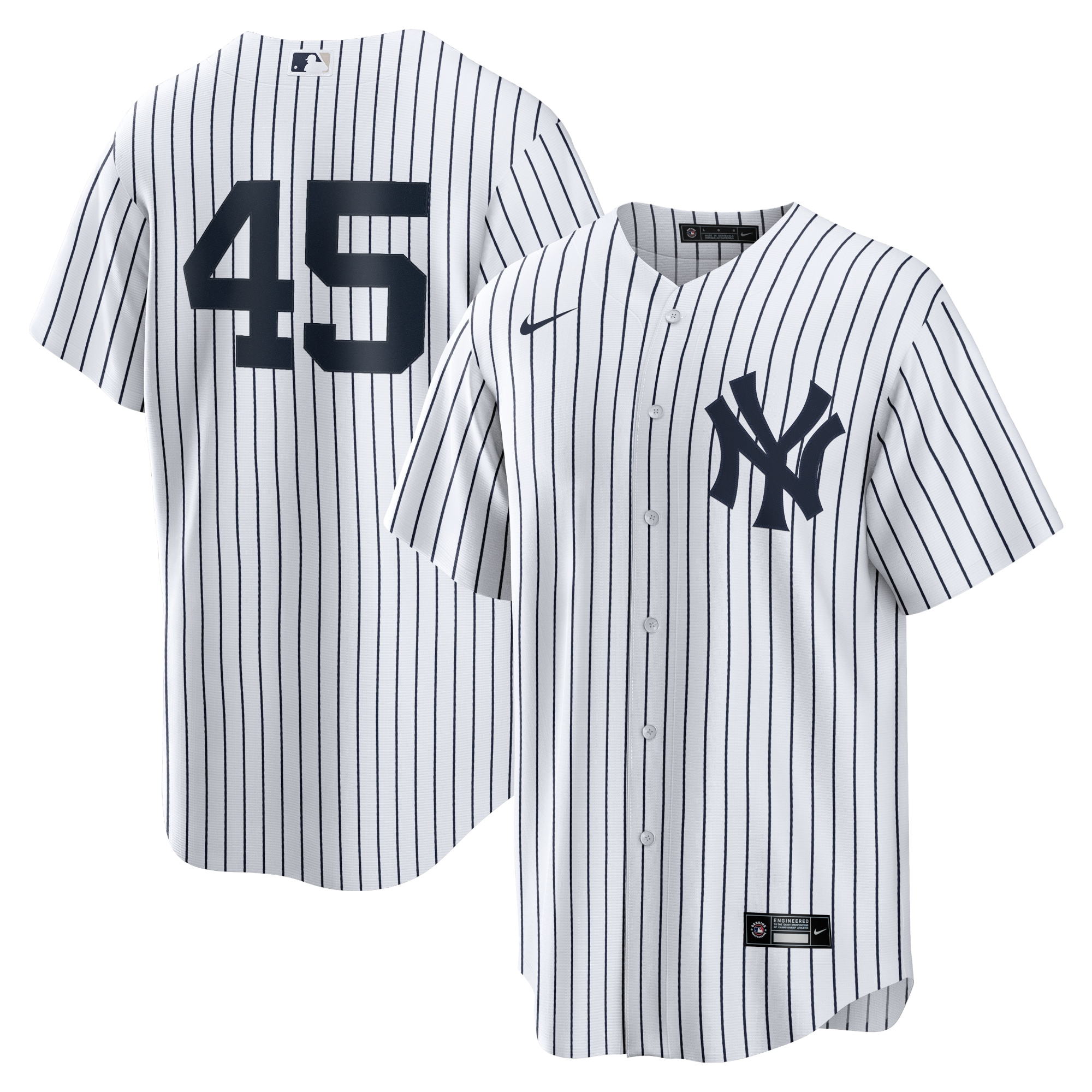 Gerrit Cole New York Yankees Nike Home Replica Player Name Jersey - White - angle 5