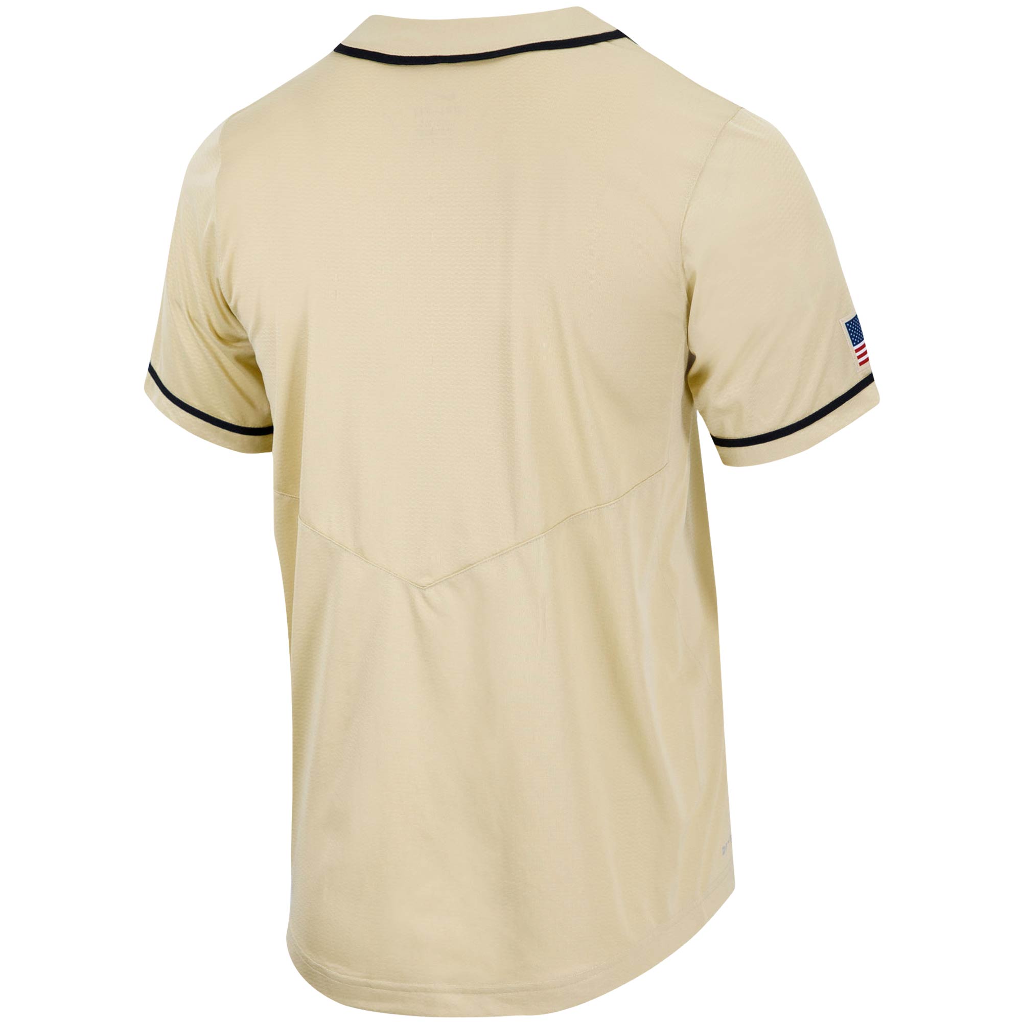 Army Black Knights Replica Full-Button Baseball Jersey - Gold - angle 5