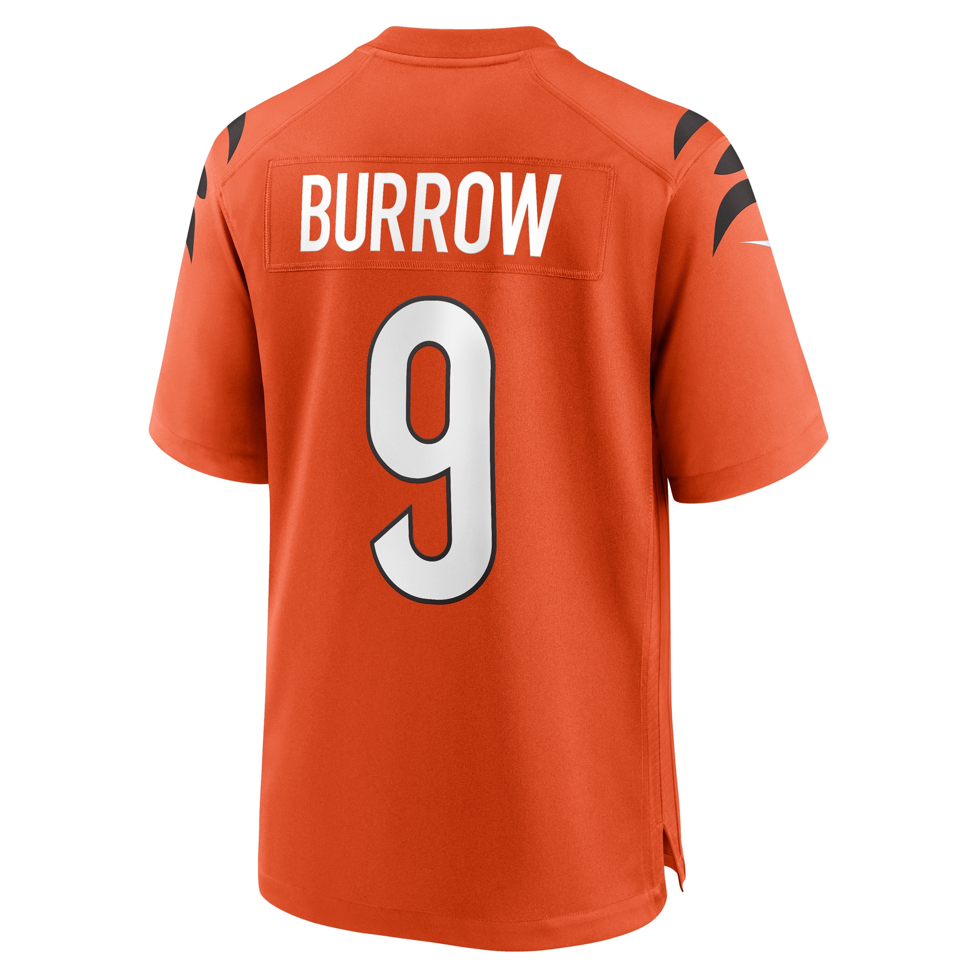 Joe Burrow Cincinnati Bengals Nike Alternate Game Jersey - Orange - angle 4