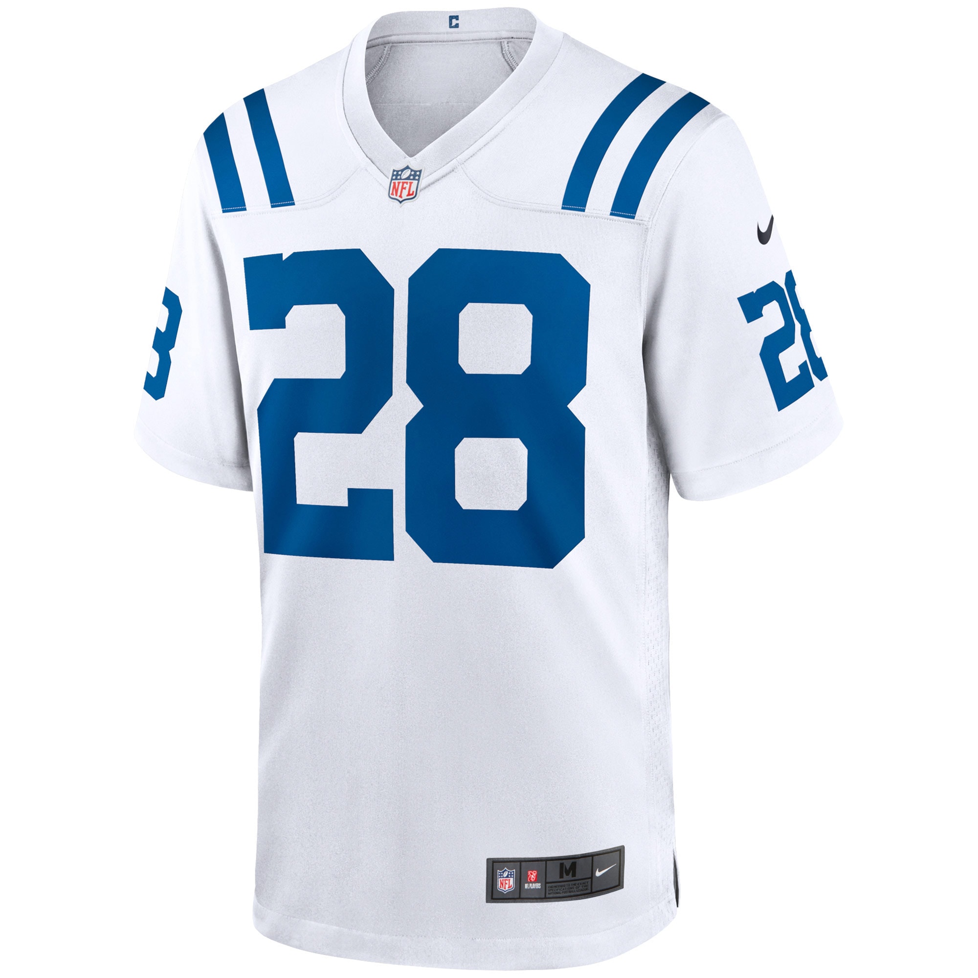 Jonathan Taylor Indianapolis Colts Game Jersey - White - angle 4