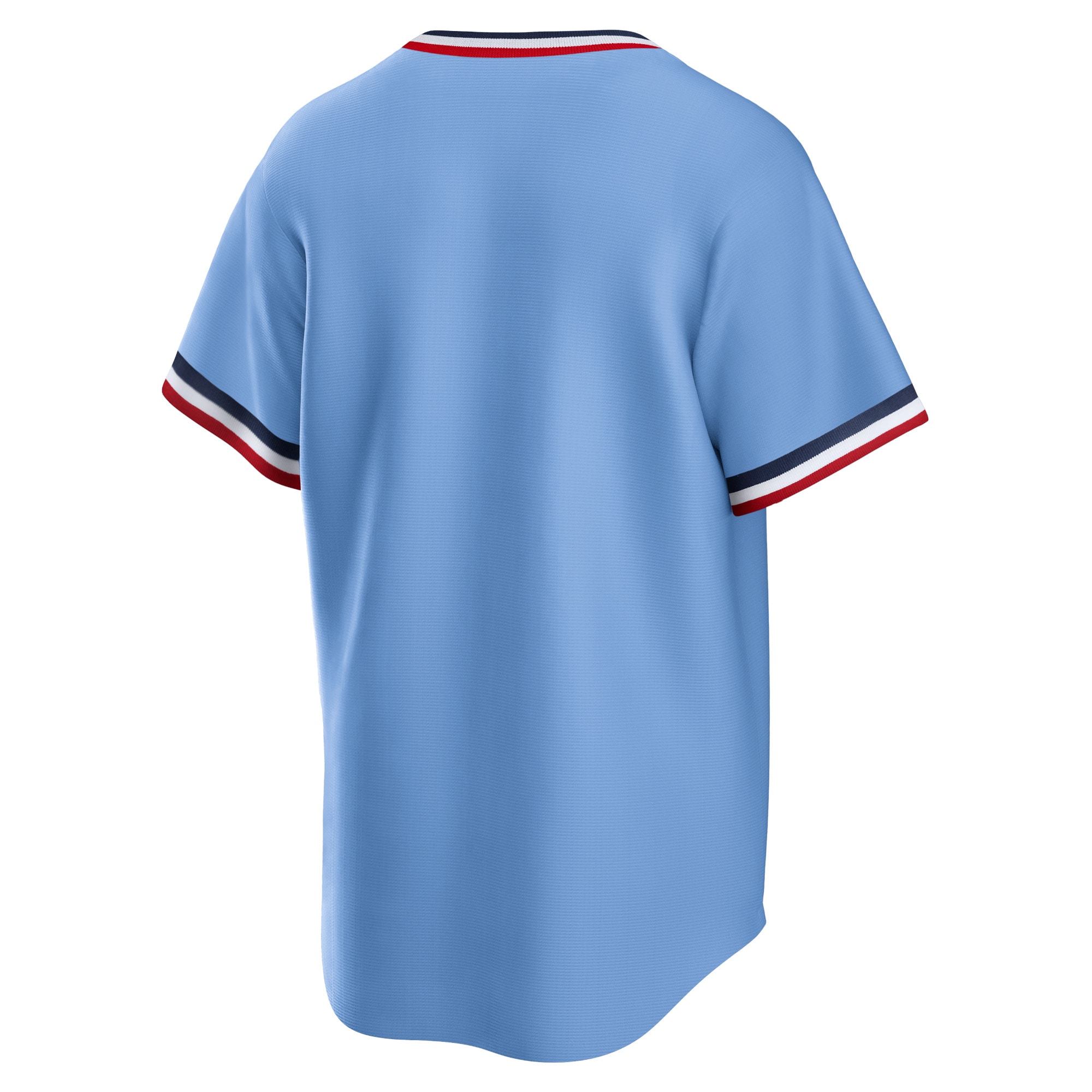 Minnesota Twins Road Cooperstown Collection Team Jersey - Light Blue - angle 5