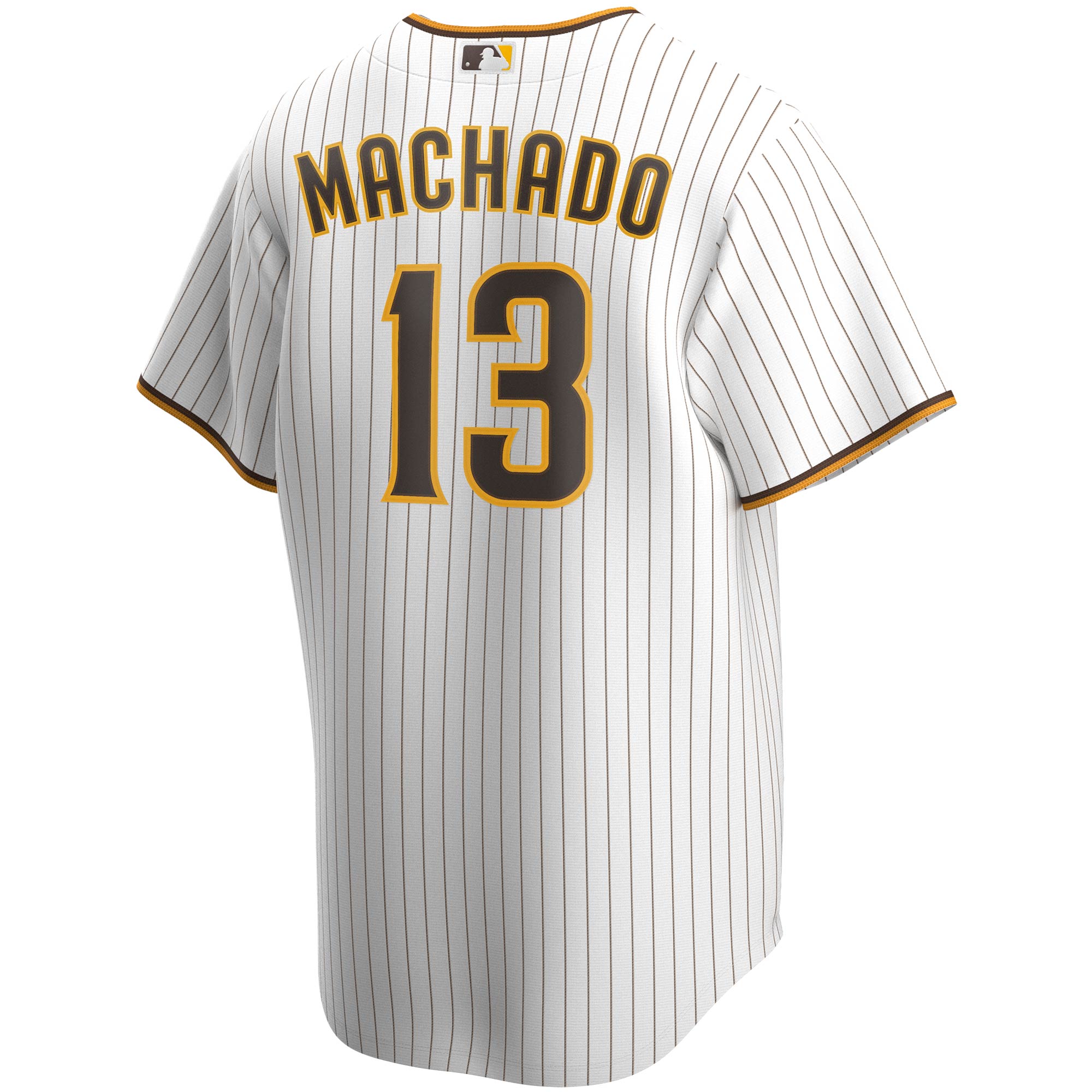 Manny Machado San Diego Padres Home Replica Player Jersey - White - angle 5