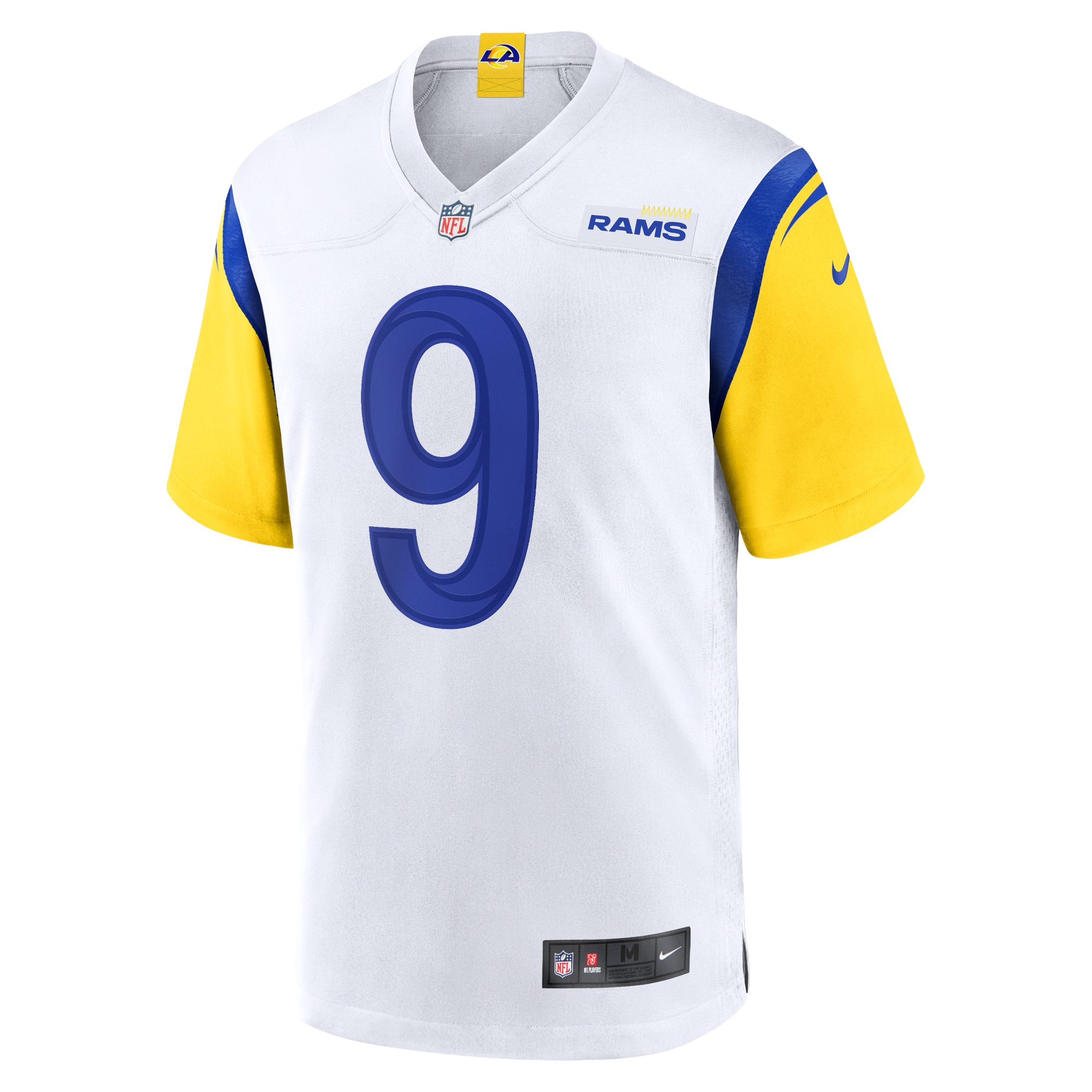Matthew Stafford Los Angeles Rams Nike Alternate Game Jersey - White - angle 3