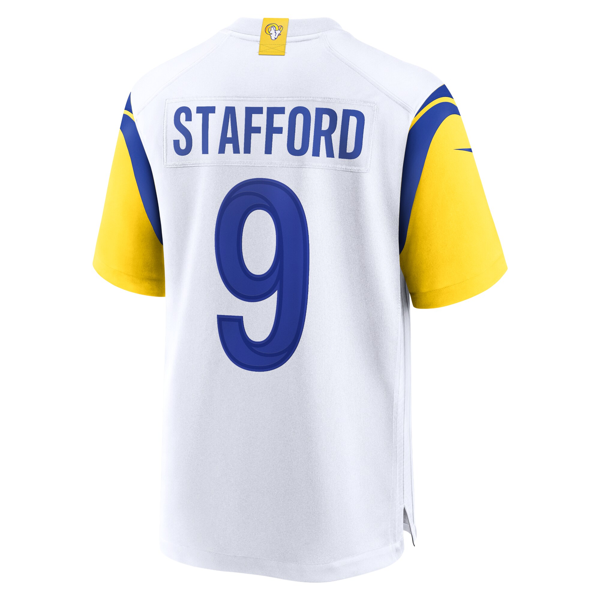 Matthew Stafford Los Angeles Rams Nike Alternate Game Jersey - White - angle 4