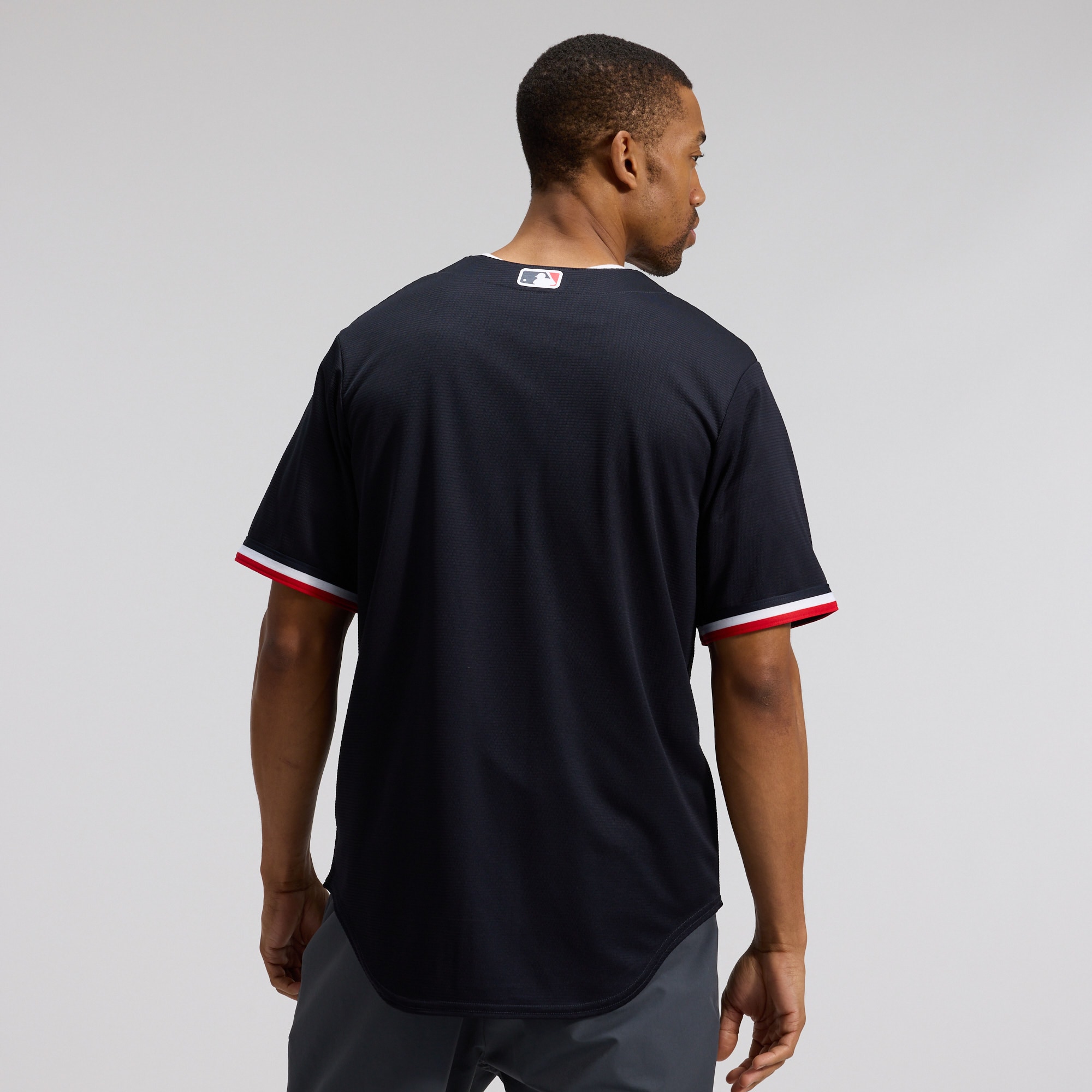 Minnesota Twins Alternate Replica Jersey - Navy - angle 4