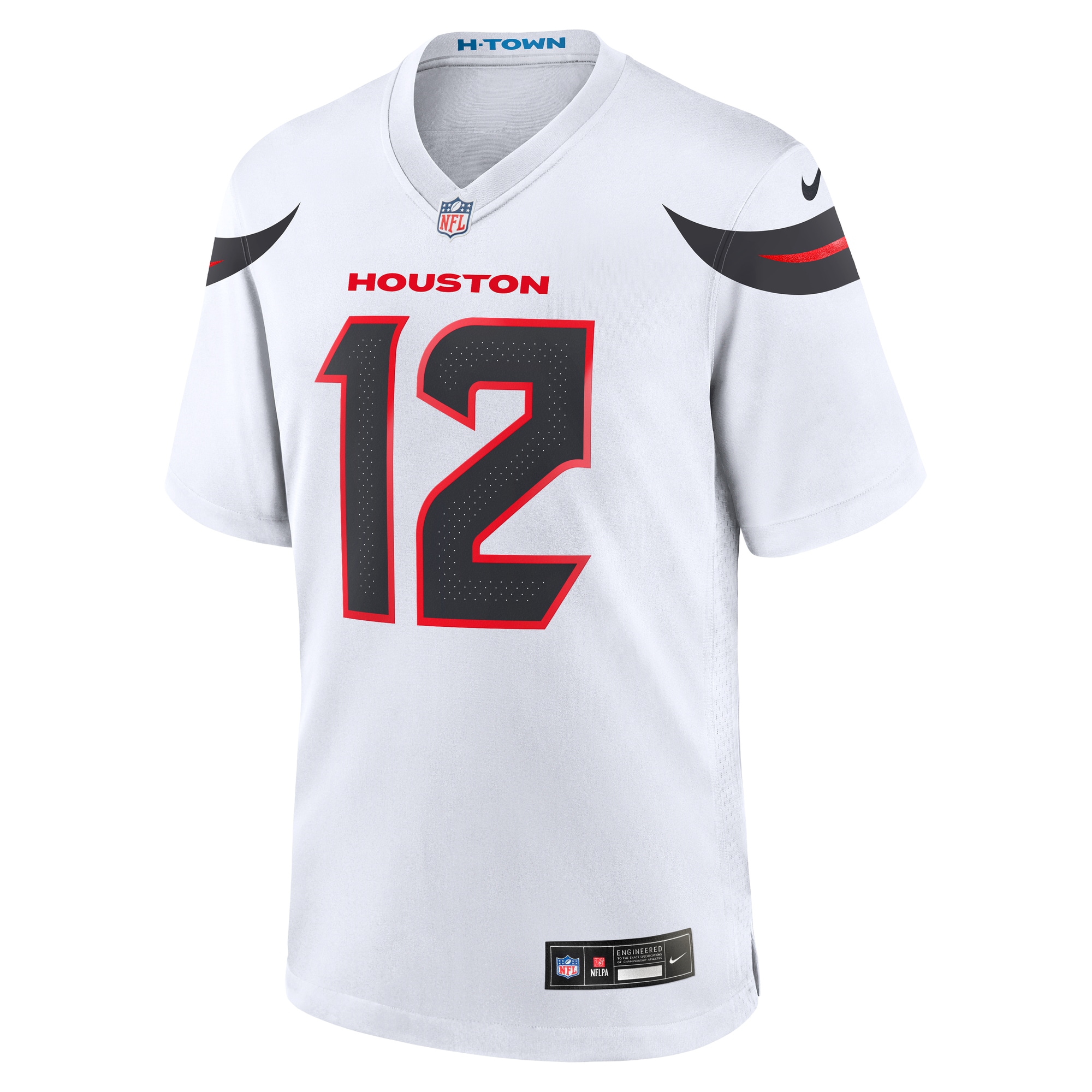 Nico Collins Houston Texans Game Jersey - White - angle 4